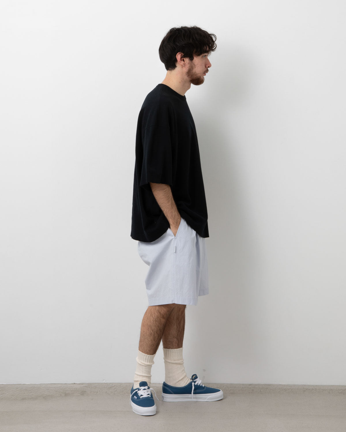 COTTON BAGGY SHORTS