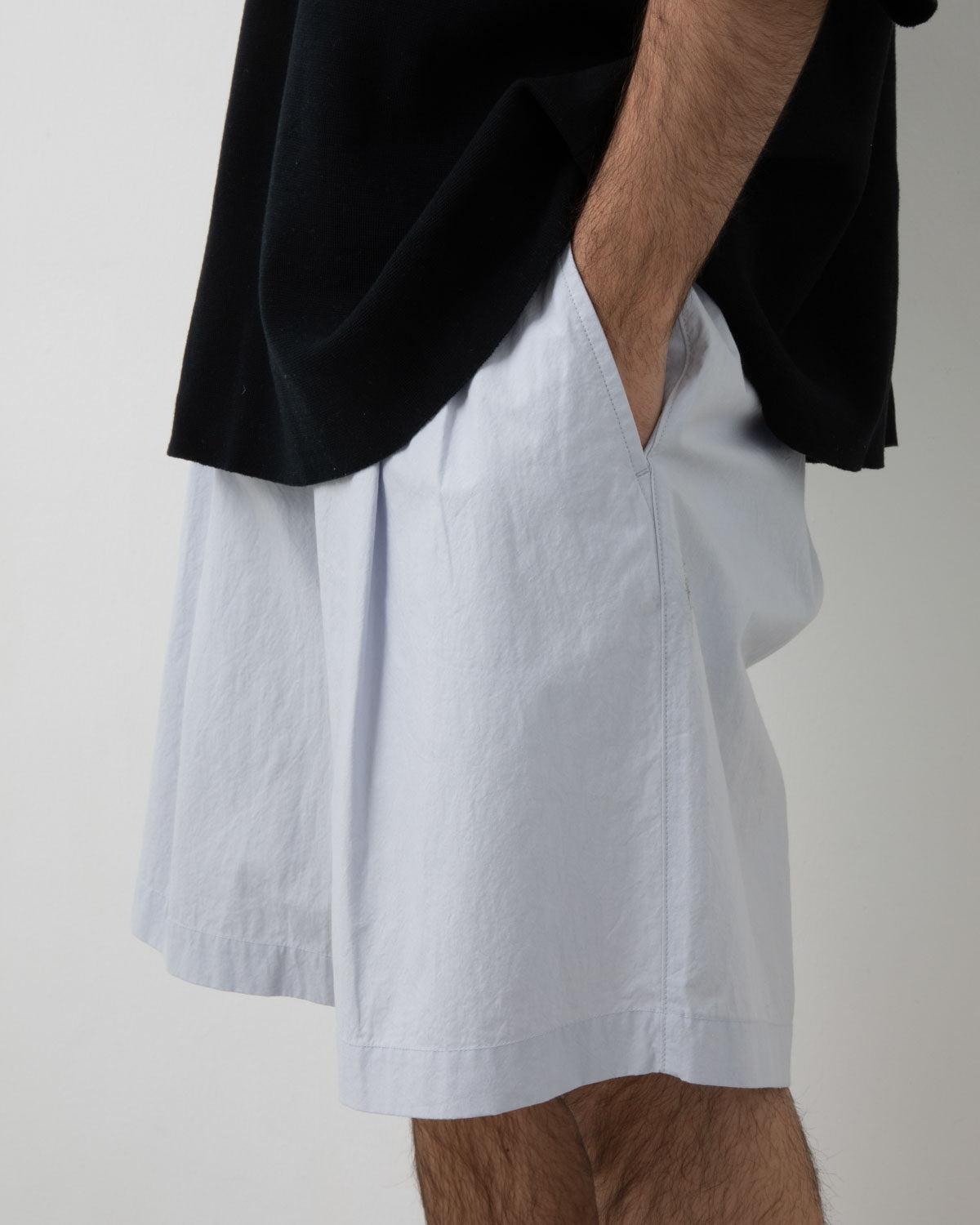COTTON BAGGY SHORTS