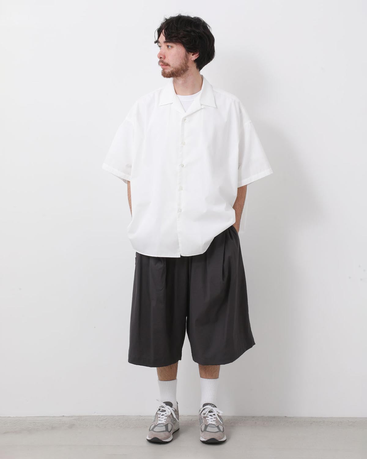 NYLON BAGGY LONG SHORTS