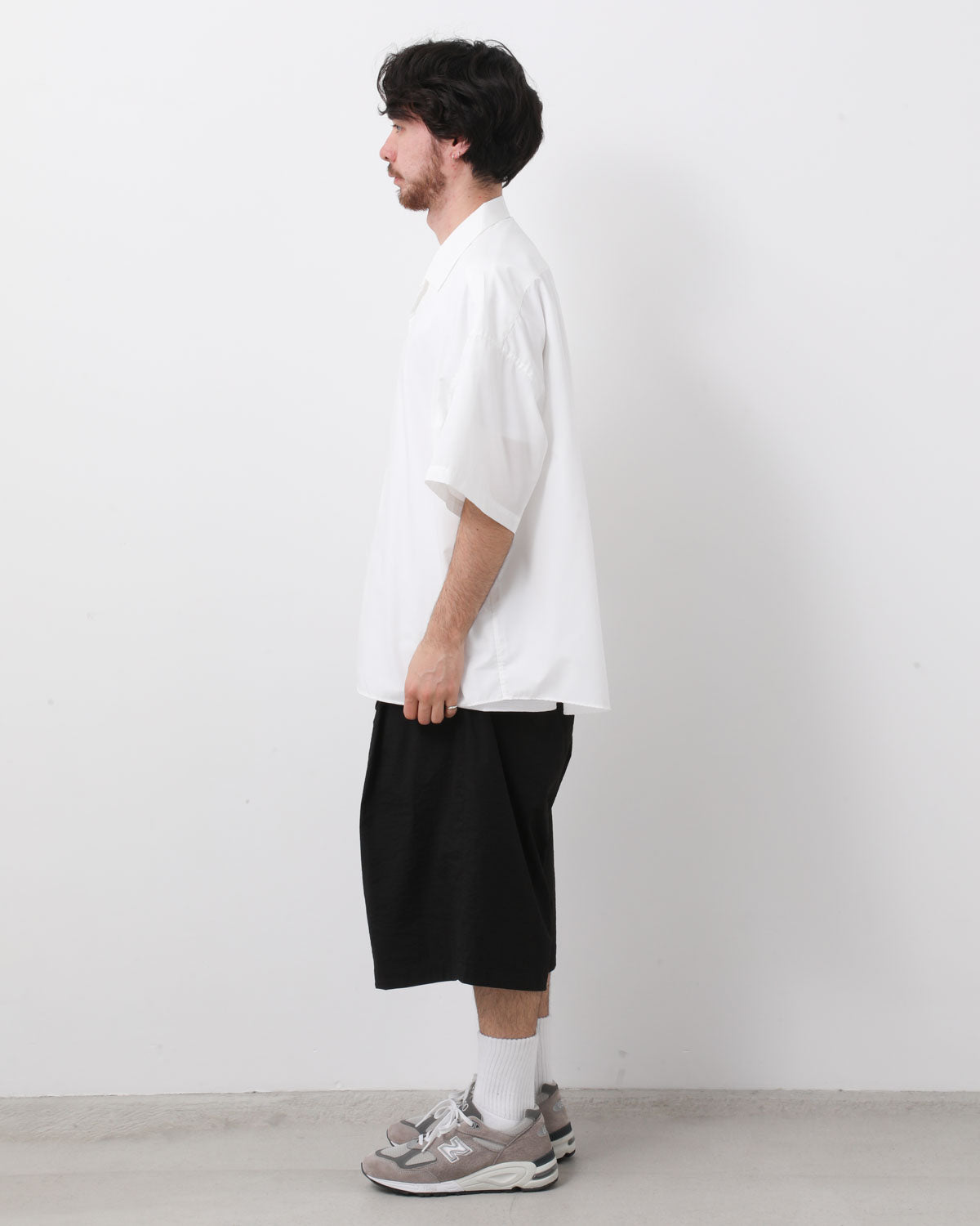 NYLON BAGGY LONG SHORTS