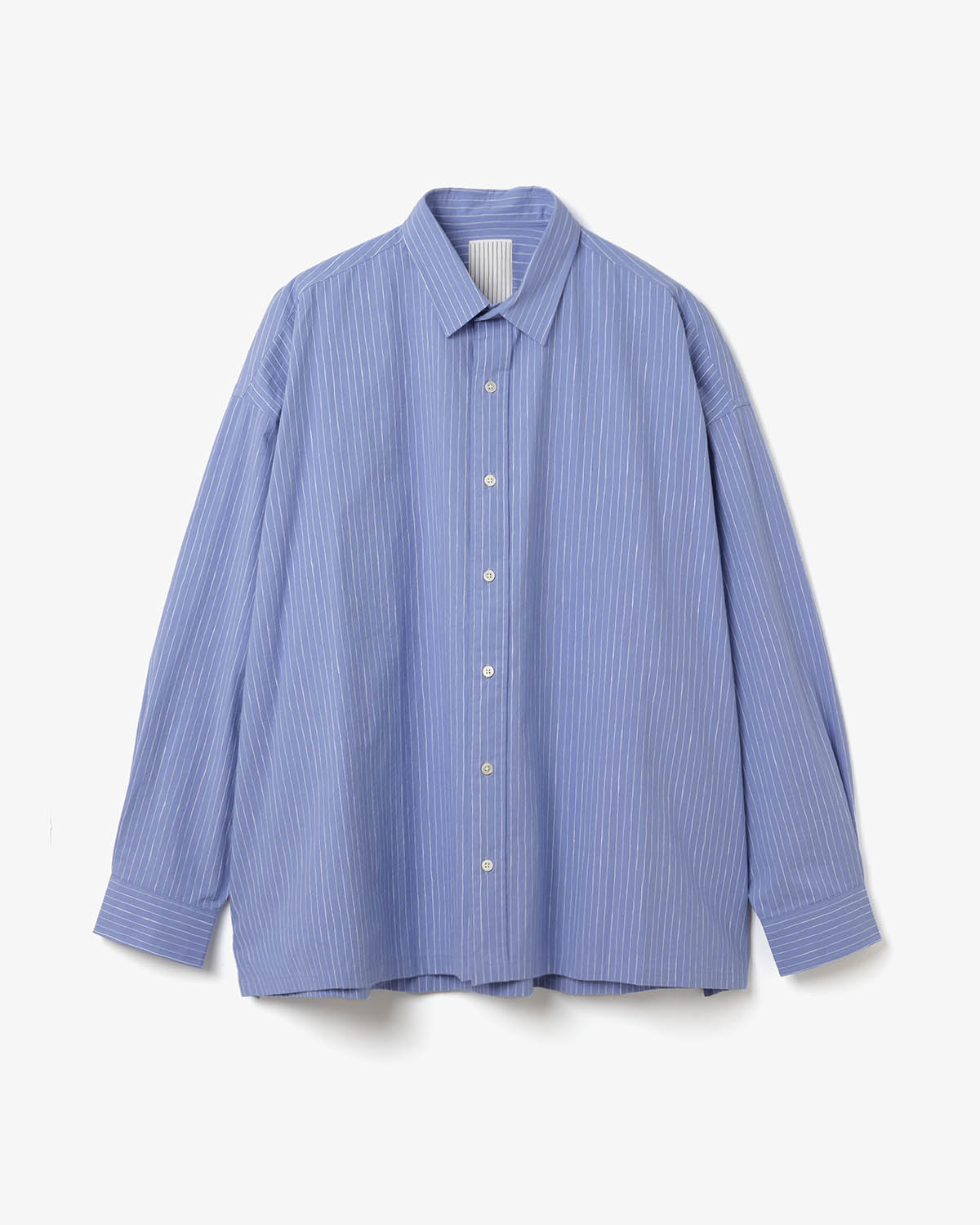 COTTON STRIPE SLIT SHIRT