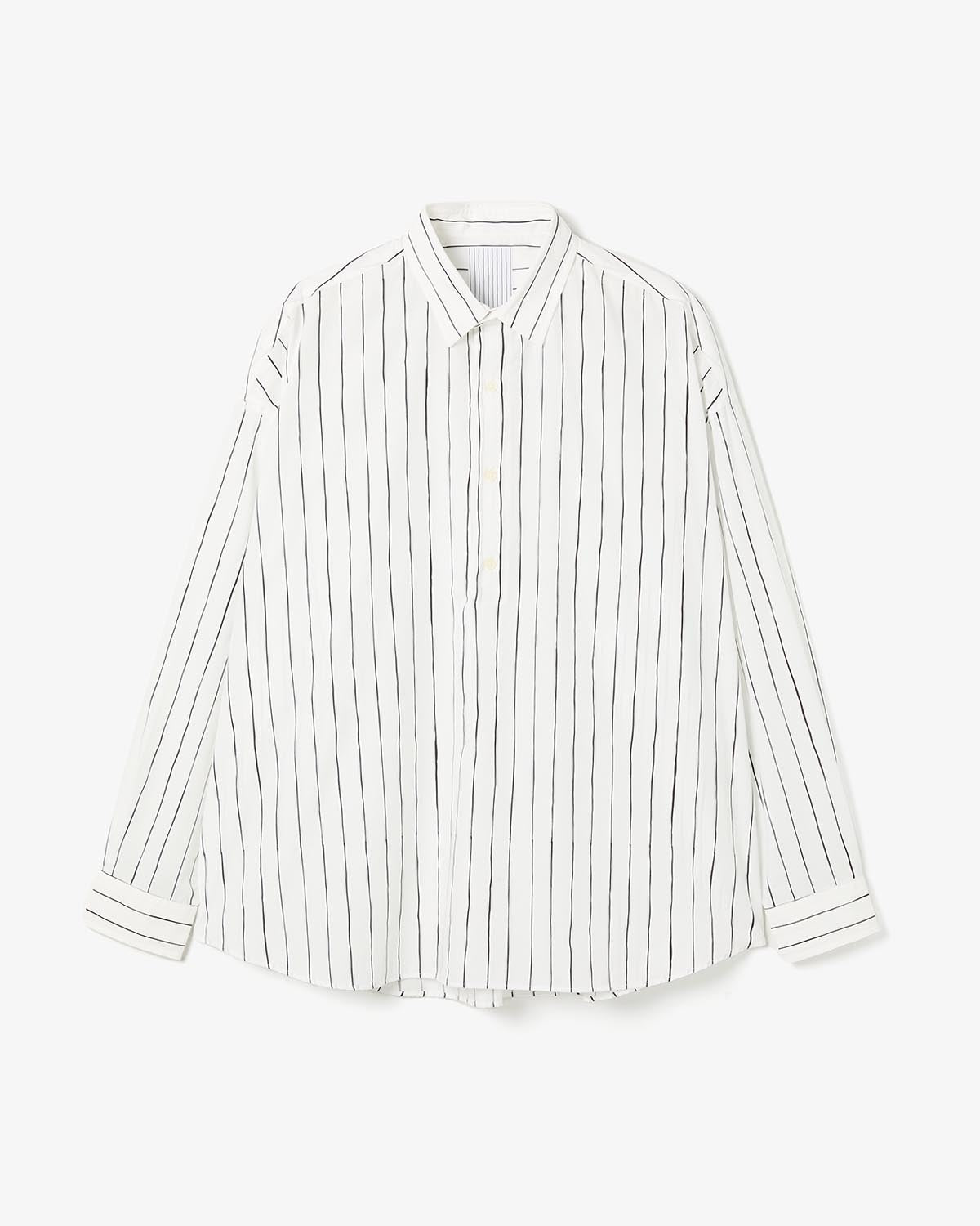 P/C STRIPE PULL OVER SHIRT