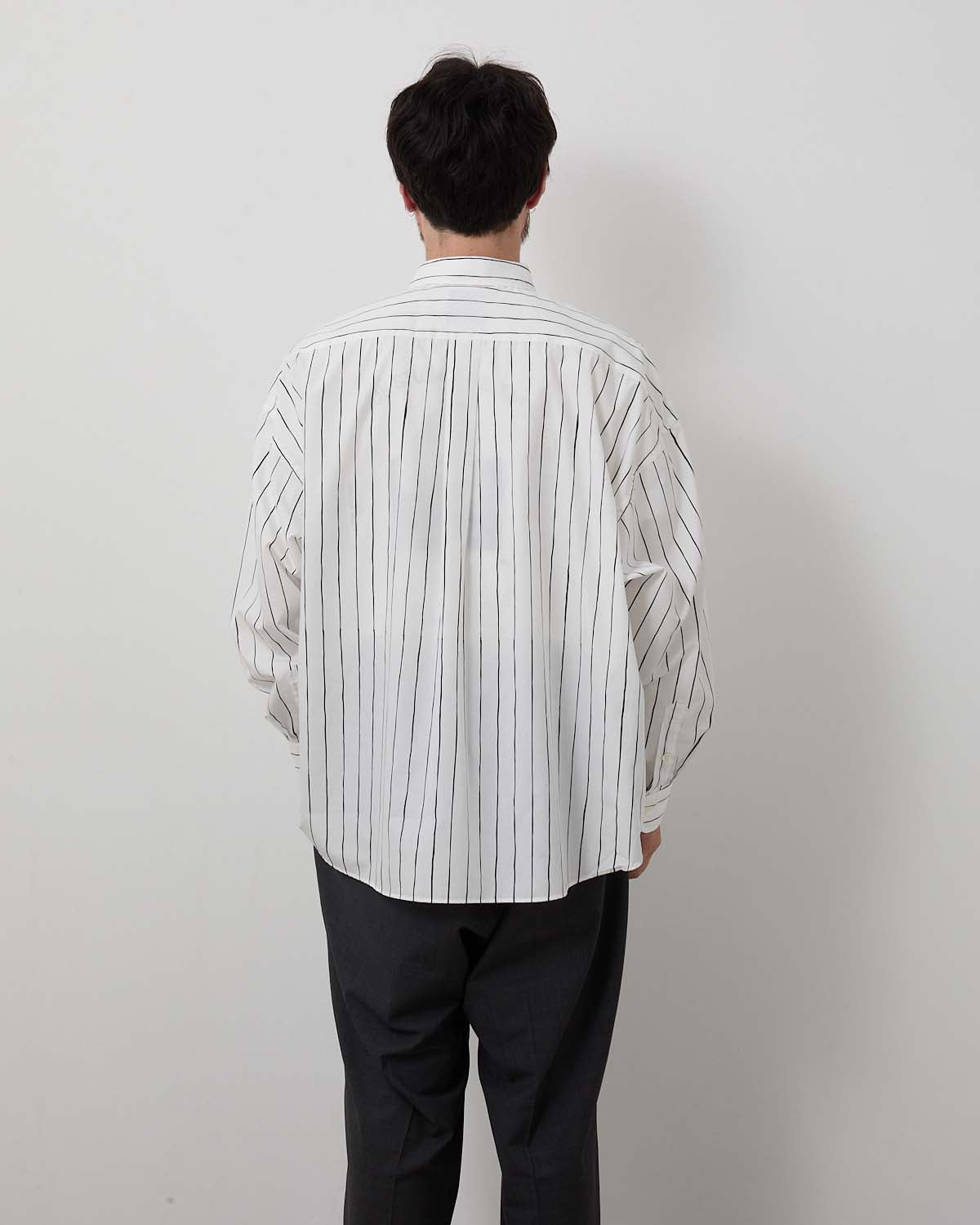 P/C STRIPE PULL OVER SHIRT