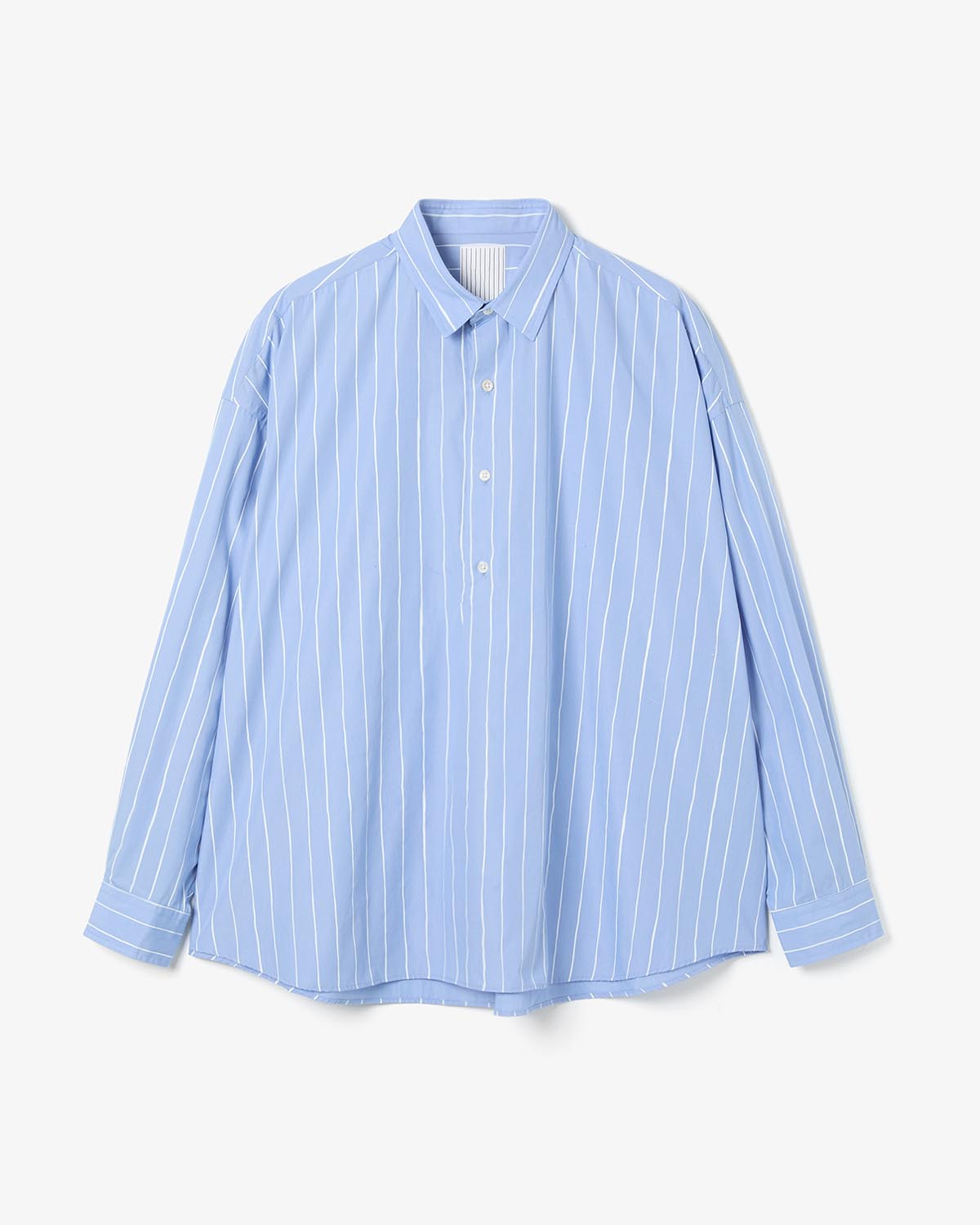 P/C STRIPE PULL OVER SHIRT