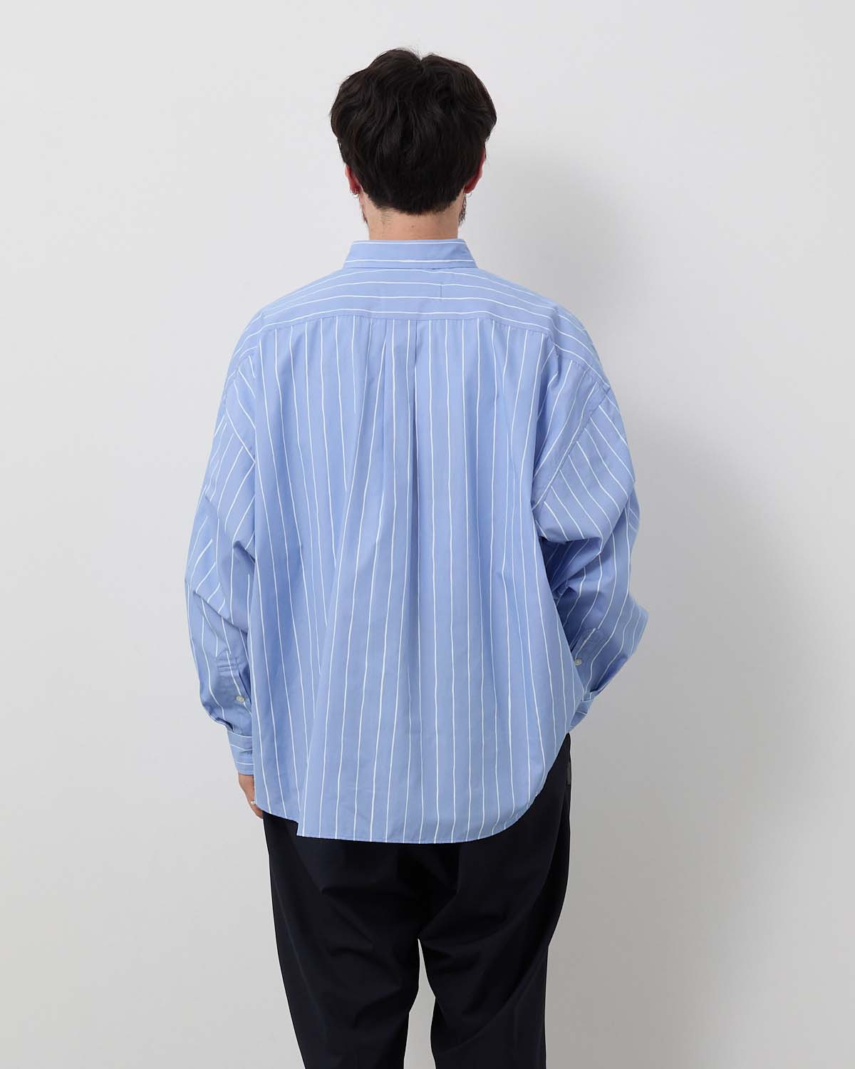 P/C STRIPE PULL OVER SHIRT