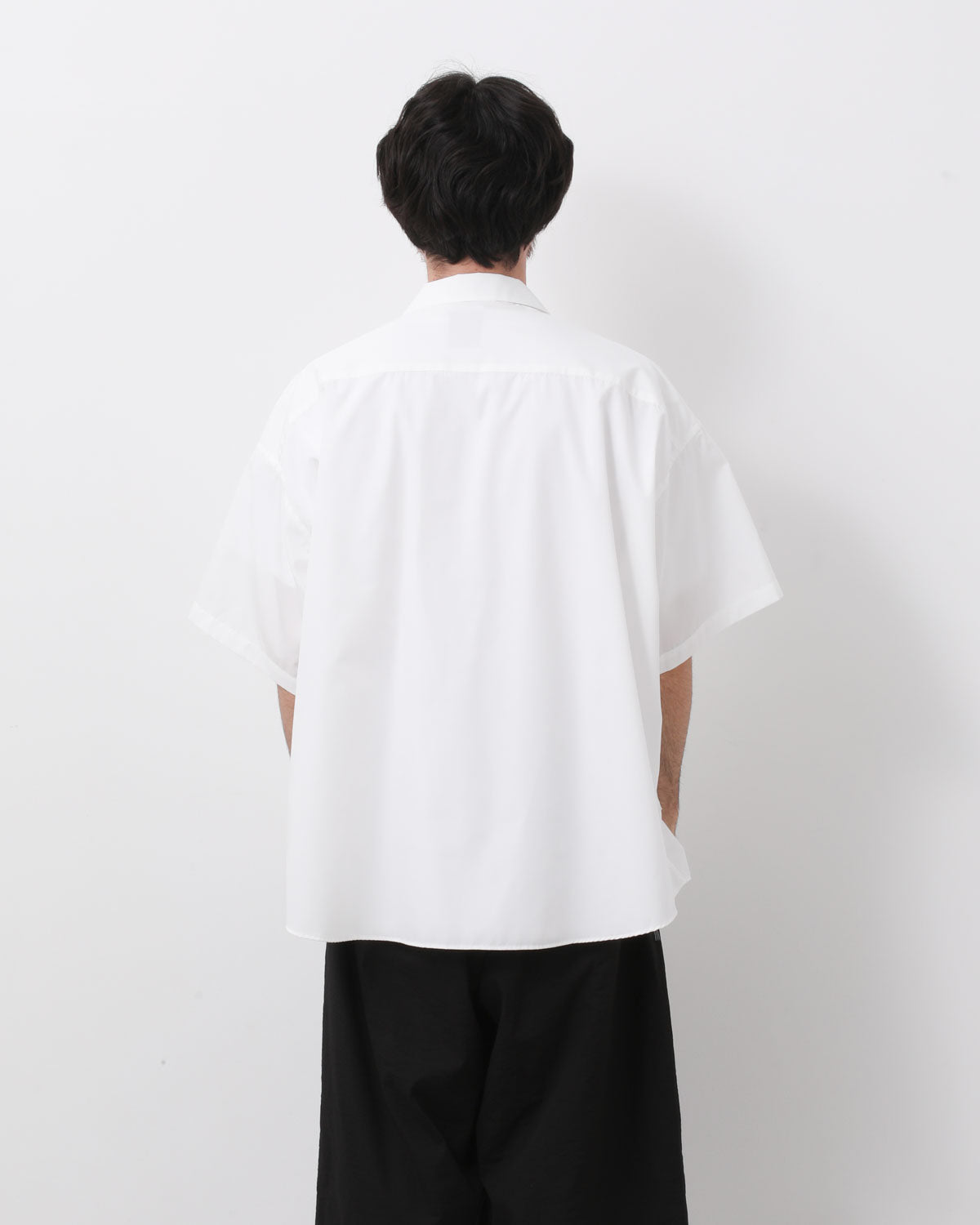 P/C OPEN COLLAR SS SHIRT