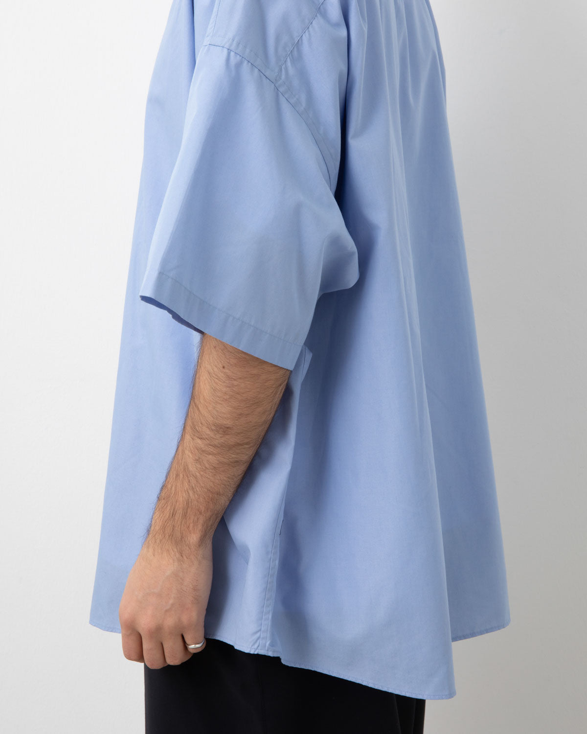 P/C OPEN COLLAR SS SHIRT