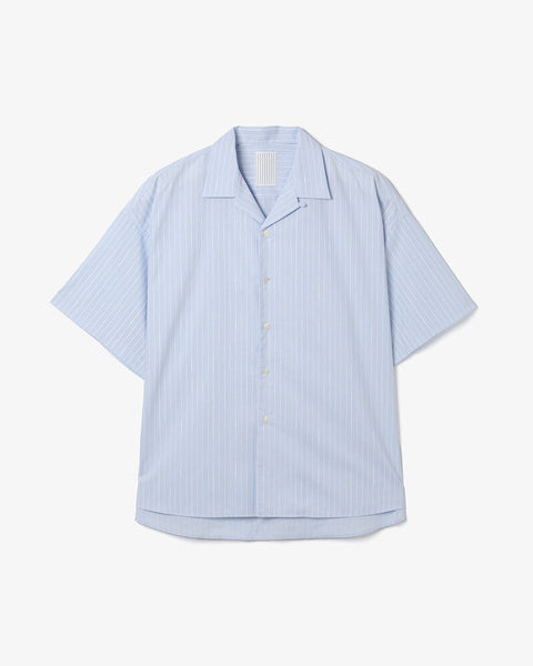 COTTON STRIPE OPEN COLLAR SS SHIRT – COVERCHORD