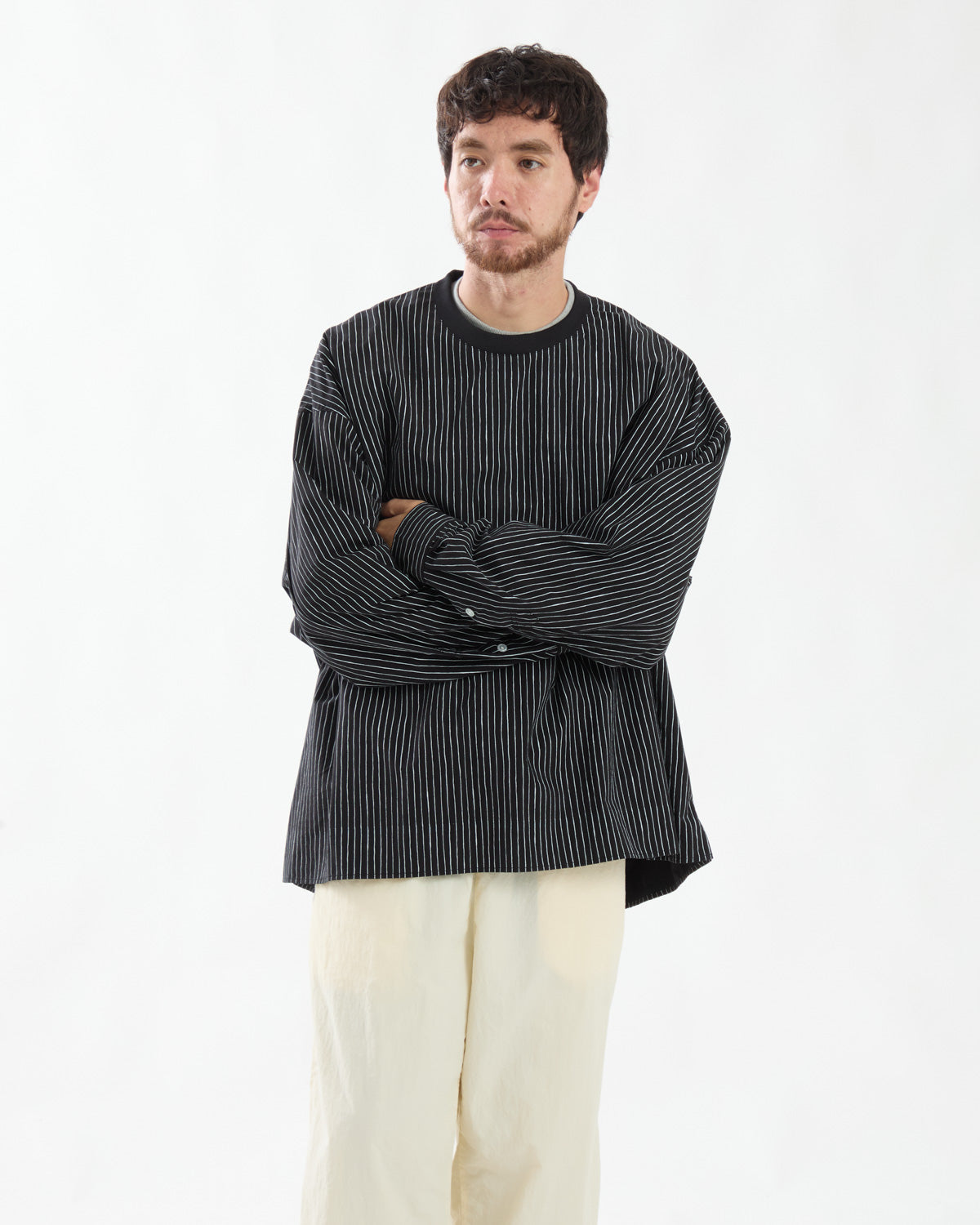 STRIPE CREWNECK SHIRT