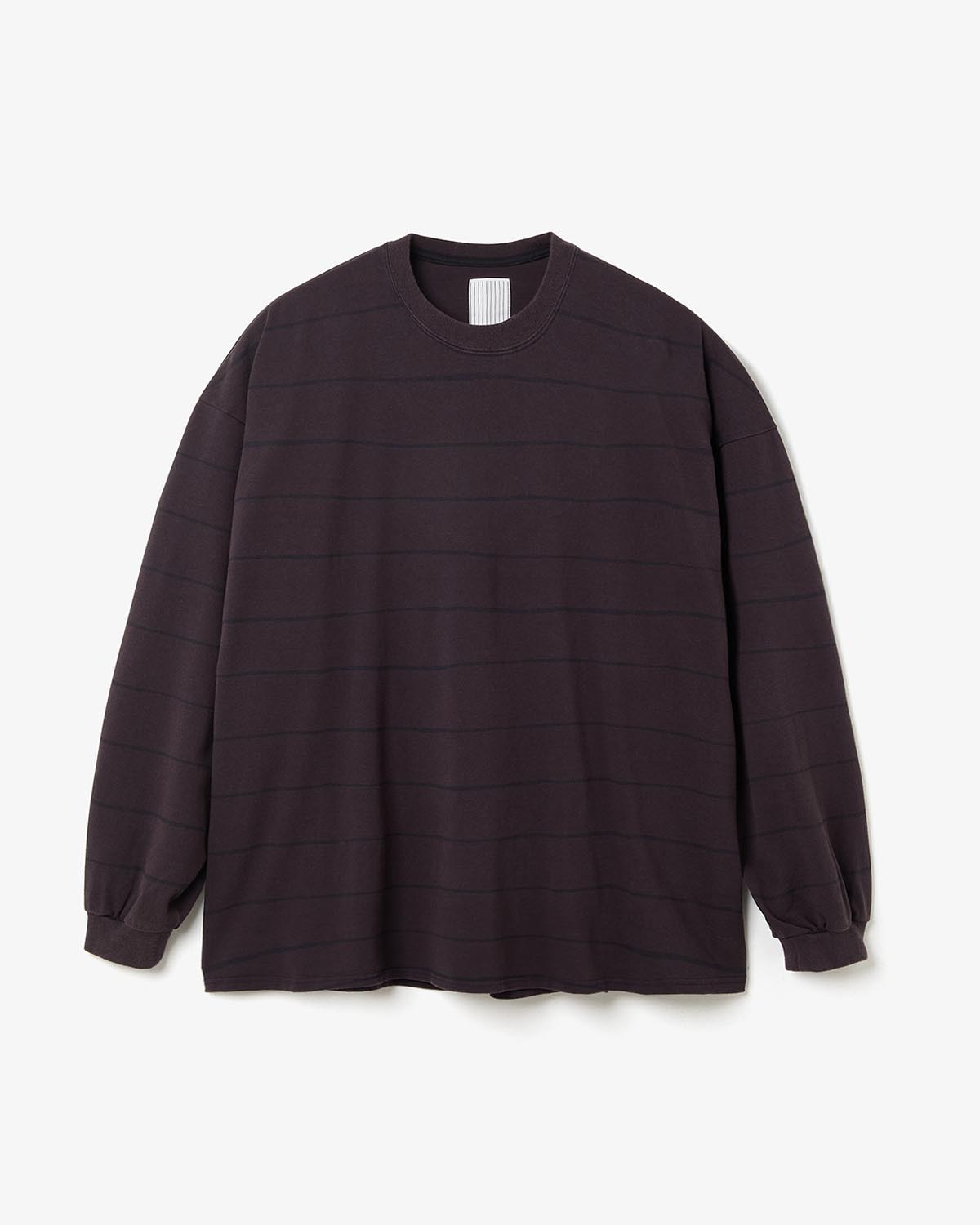SIDE STRIPE SUPER BIG LS TEE (DISCHARGED)