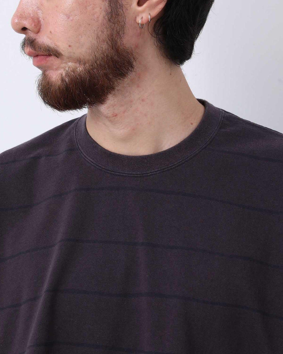 【黒】YGMxSFC SUPER BIG LS SIDE STRIPE TEE SIDE STRIPE SUPER BIG LS TEE (DISCHARGED) – COVERCHORD