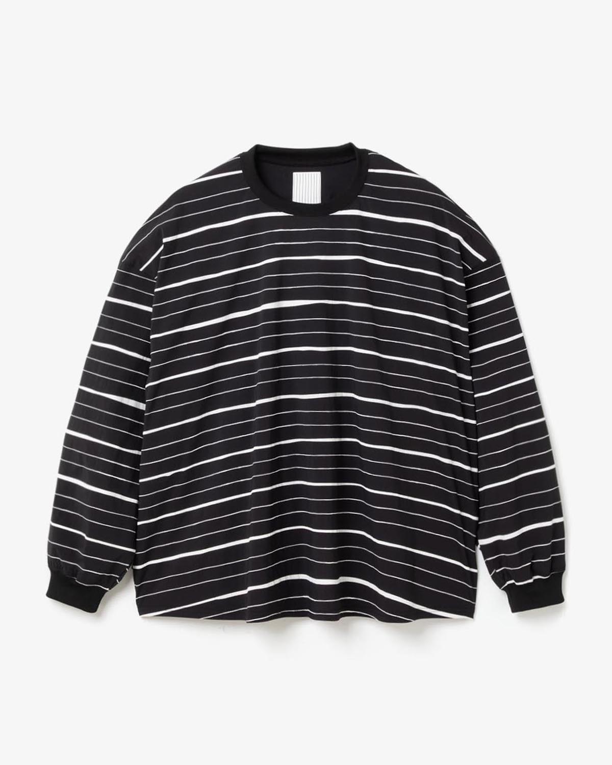 SUPER BIG MIX STRIPE LS NYLON TEE – COVERCHORD