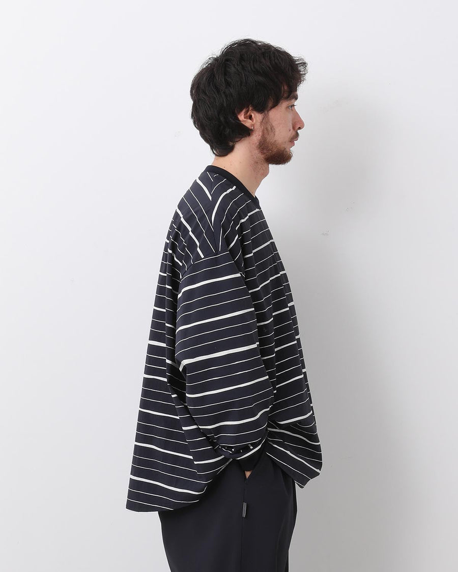 トップス S.F.C SUPER BIG MIX STRIPE LS NYLON TEE SUPER BIG MIX STRIPE LS NYLON TEE | S.F.C(エスエフシー