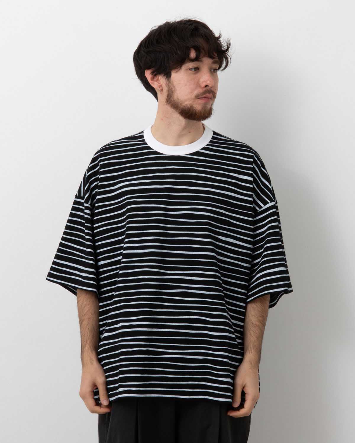 SUPER BIG 90'S SIDE STRIPE SS TEE