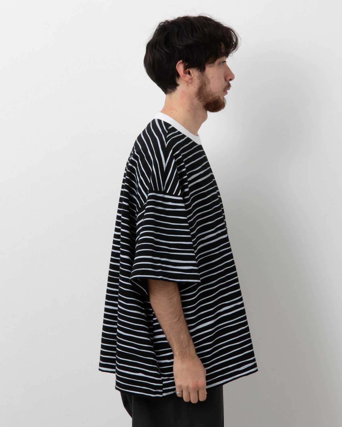 SUPER BIG 90'S SIDE STRIPE SS TEE