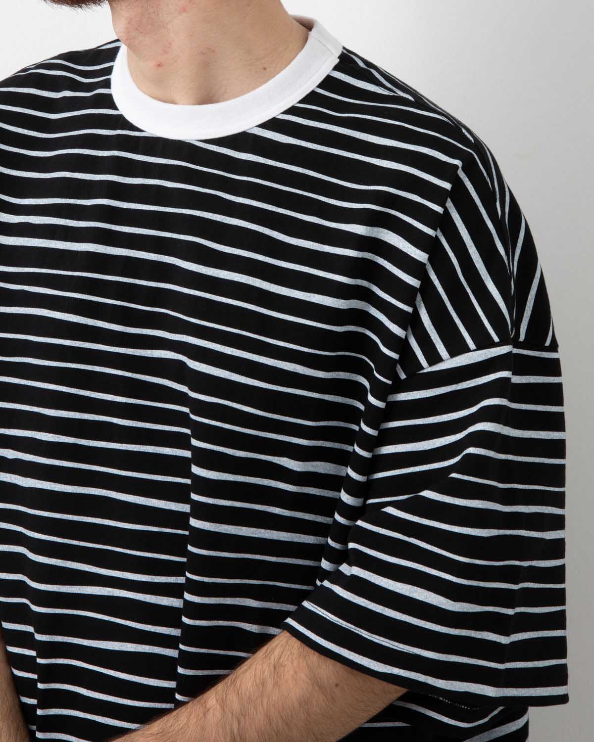 SUPER BIG 90'S SIDE STRIPE SS TEE