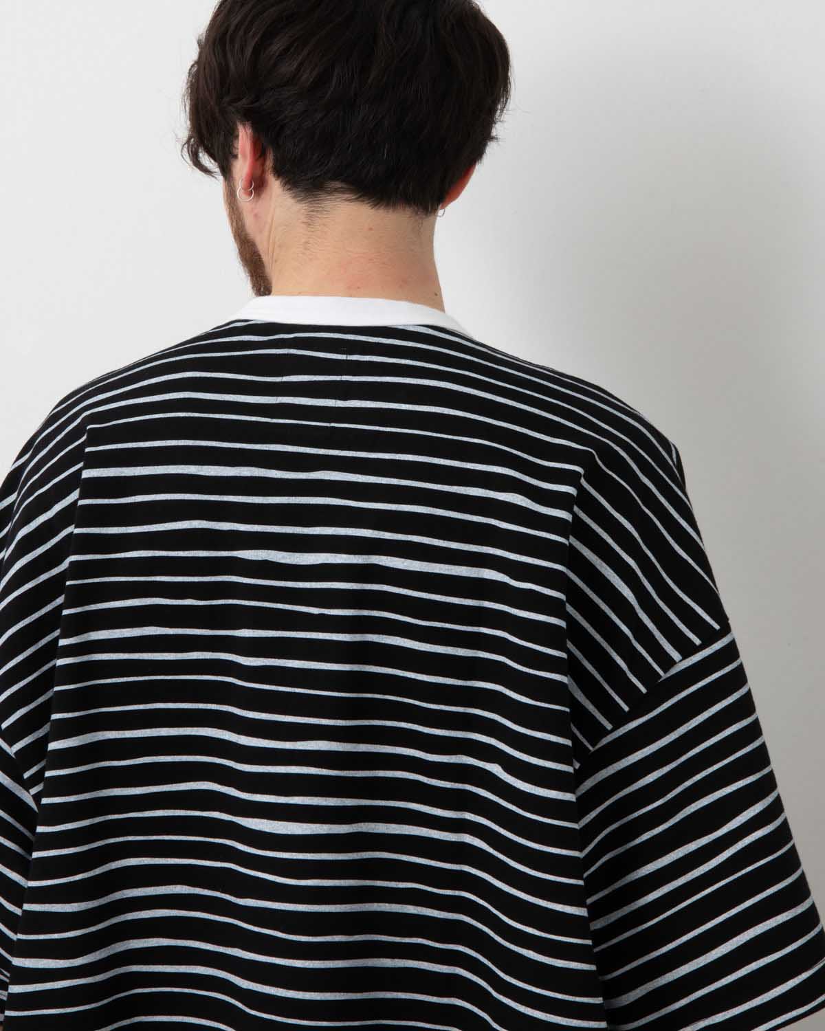 SUPER BIG 90'S SIDE STRIPE SS TEE
