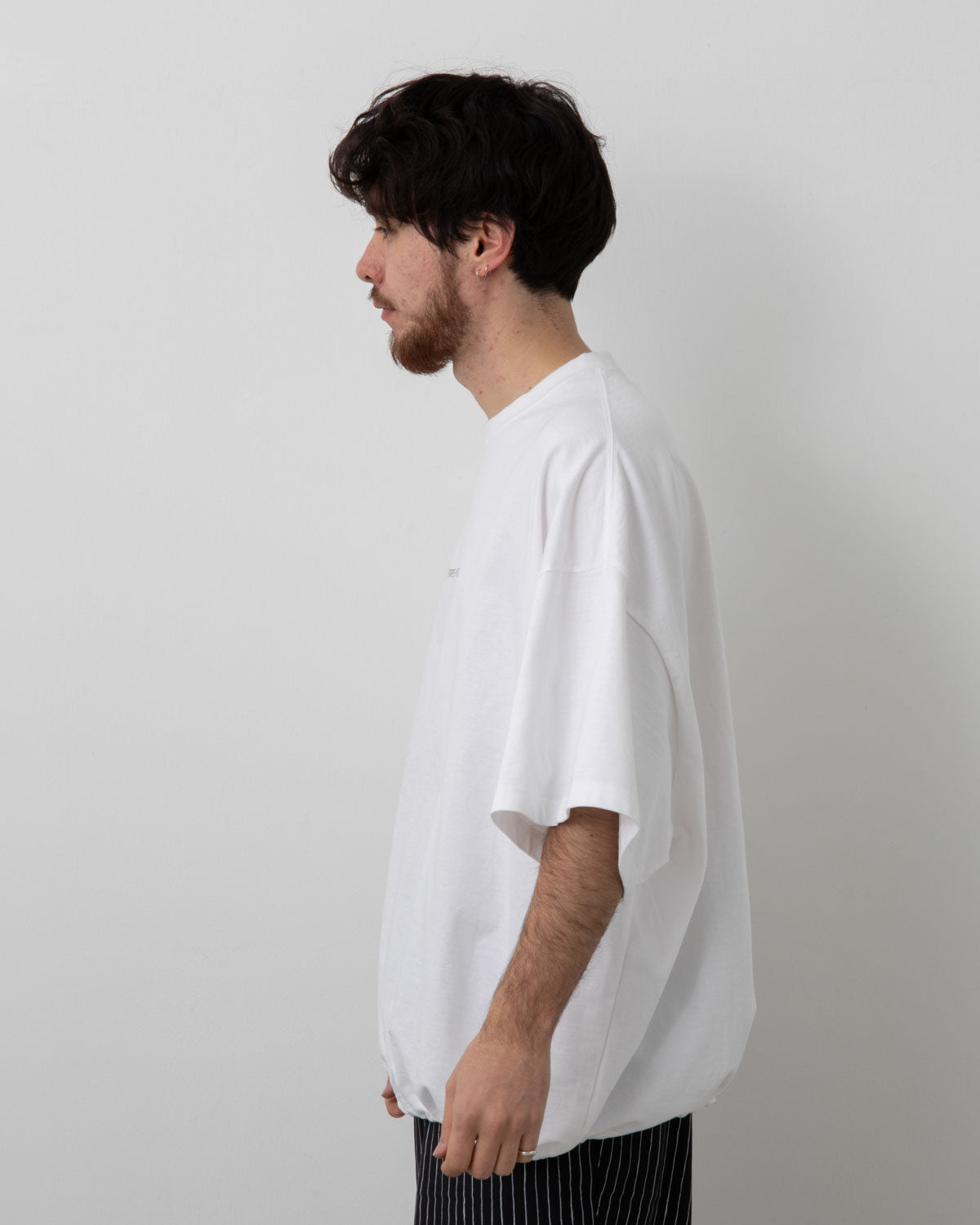 SUPER BIG SS TEE W/ DRAWSTRINGS