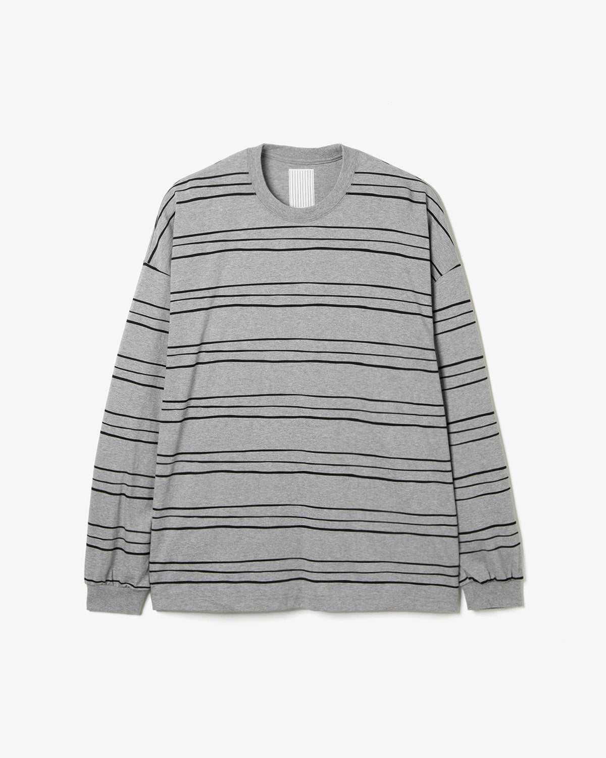 SUPER BIG LS TEE (MULTI STRIPE)