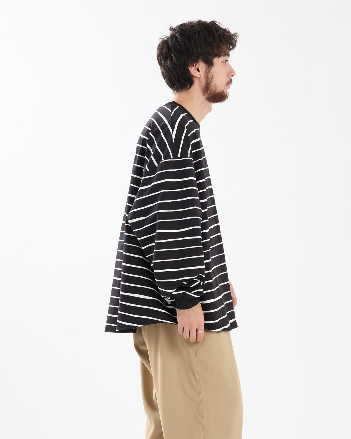 SUPER BIG LS TEE (NYLON STRIPE)