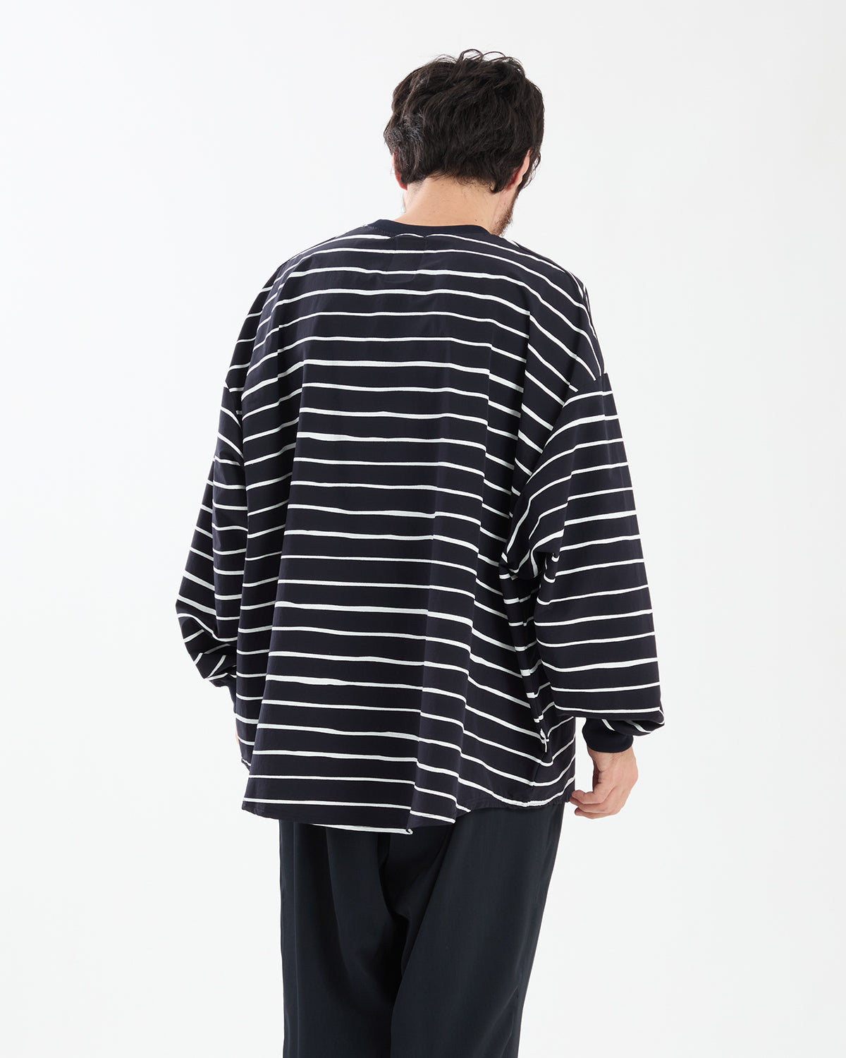 SUPER BIG LS TEE (NYLON STRIPE)