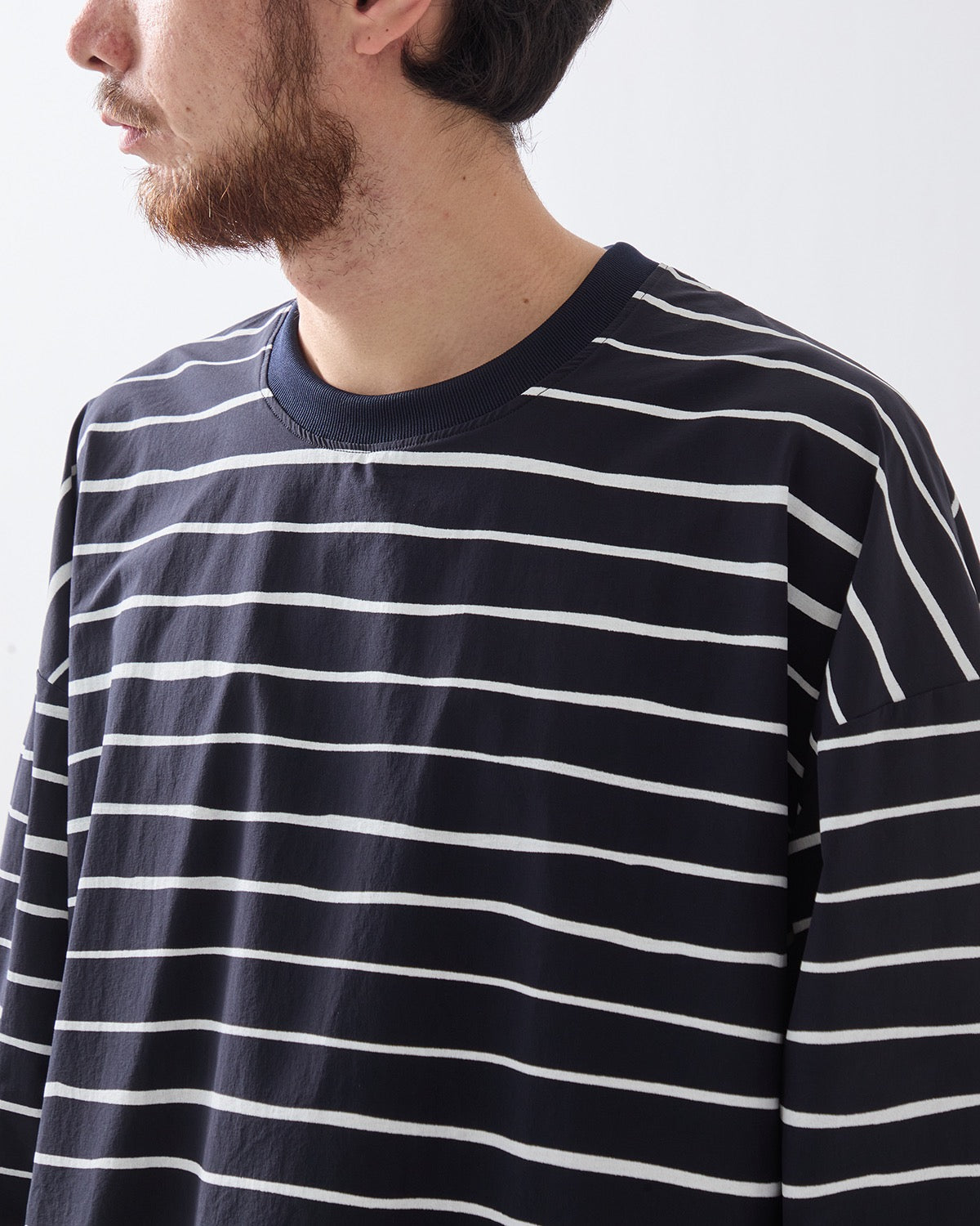 SUPER BIG LS TEE (NYLON STRIPE)