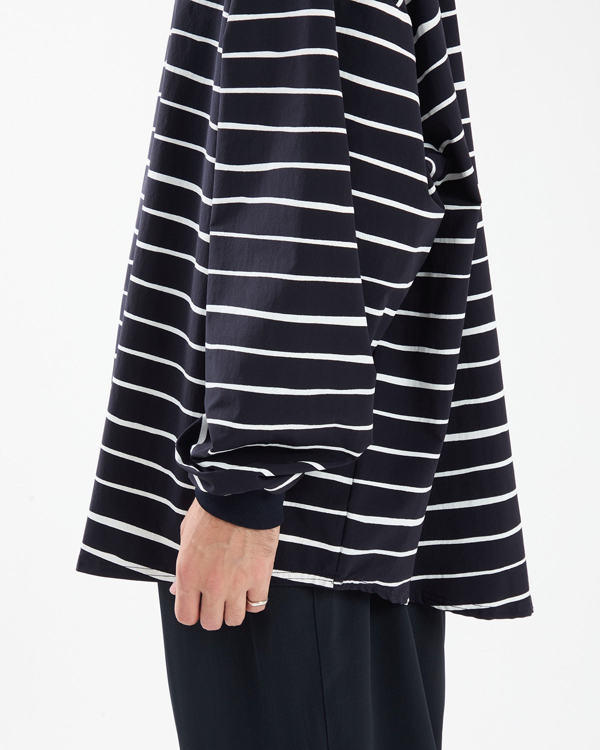 SUPER BIG LS TEE (NYLON STRIPE)