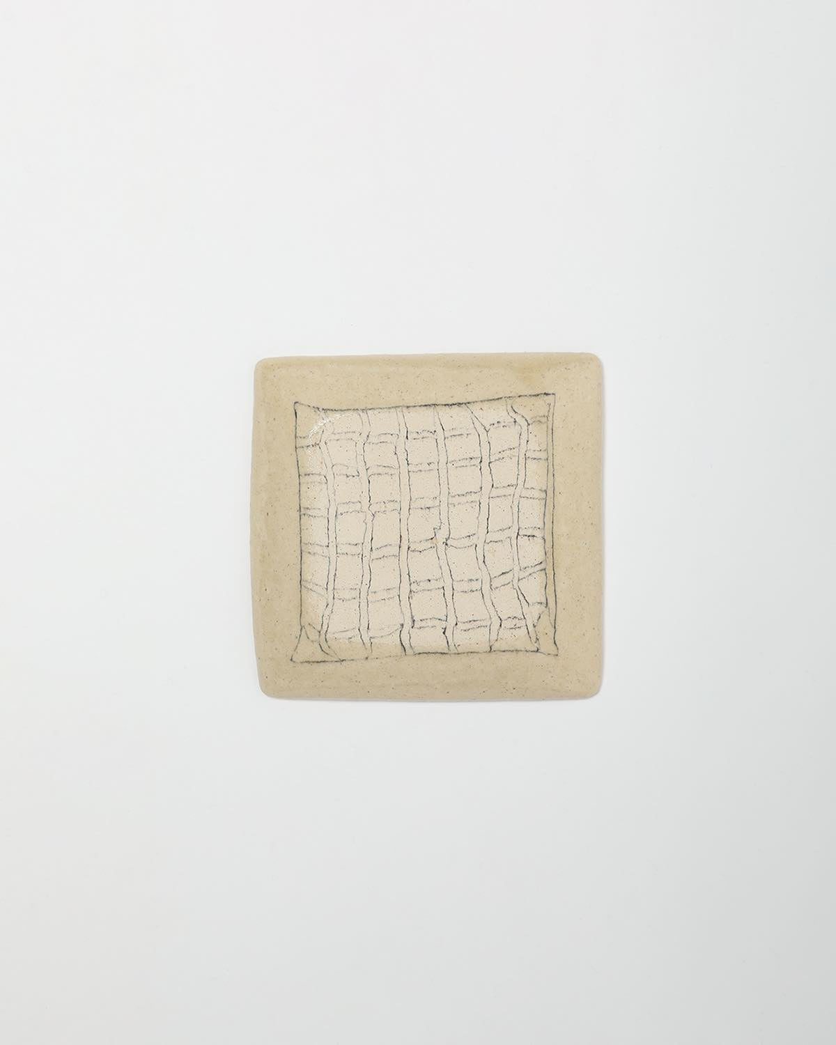 SQUARE SMALL PLATE – MANUSCRIPT PAPER