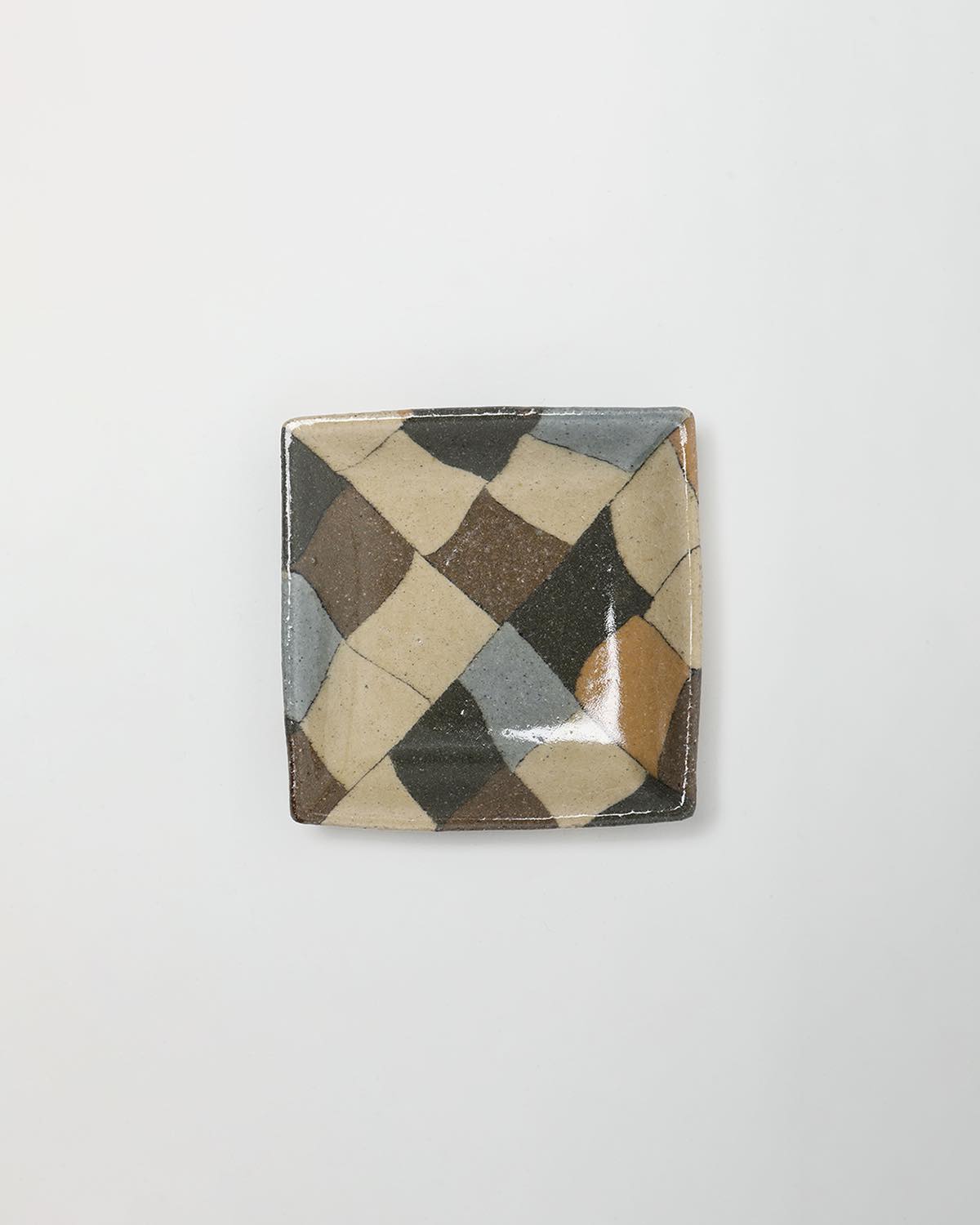 SQUARE SMALL PLATE – BRICK