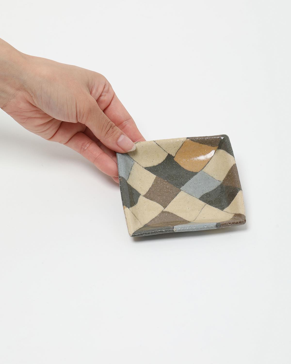 SQUARE SMALL PLATE – BRICK