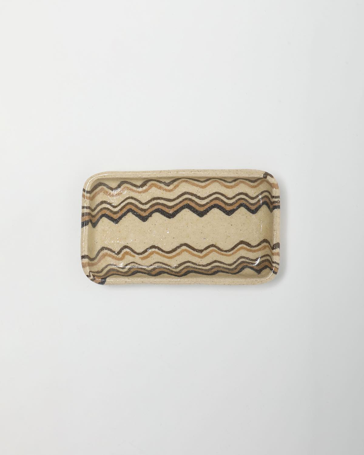 長角小皿 - 山道