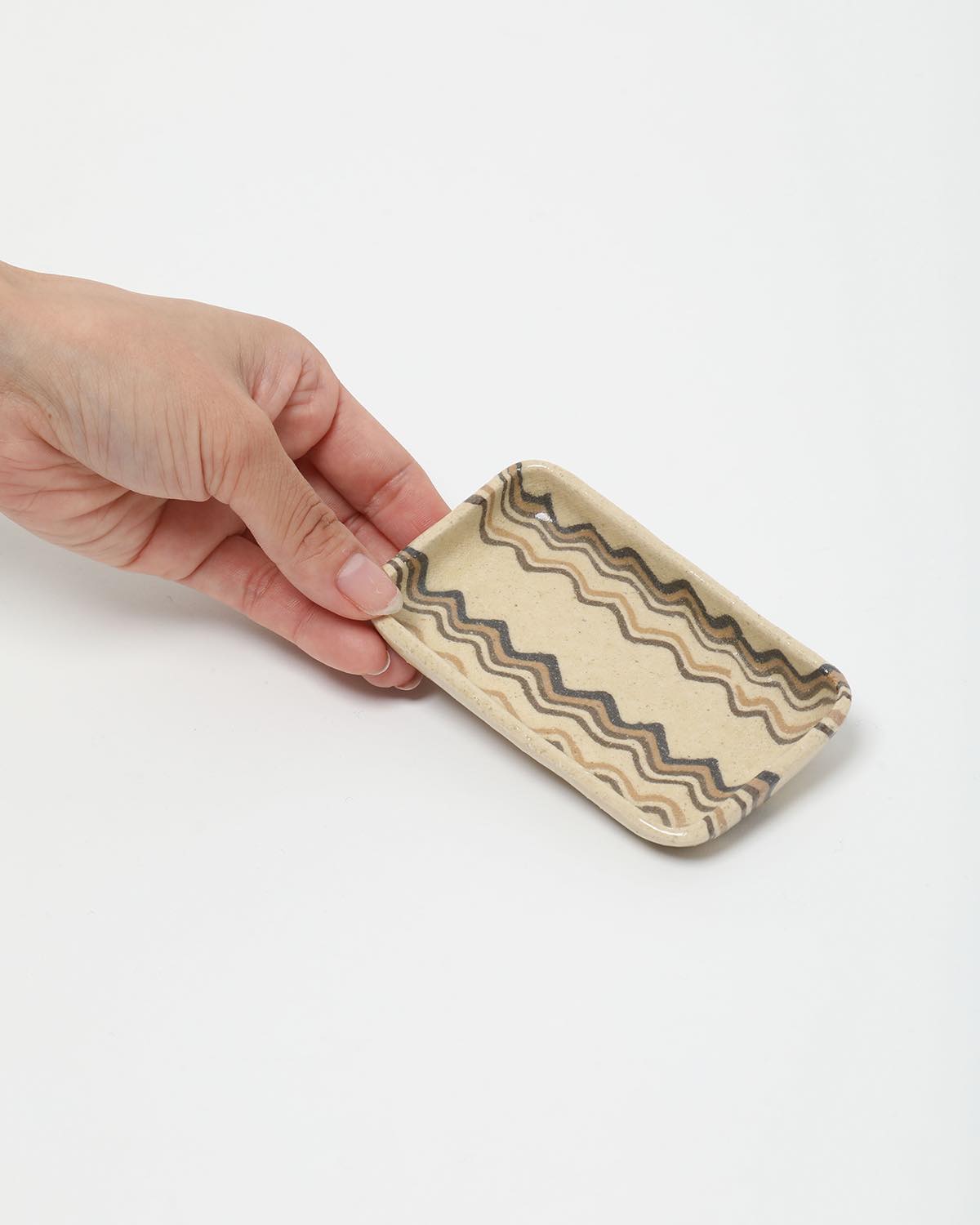 長角小皿 - 山道