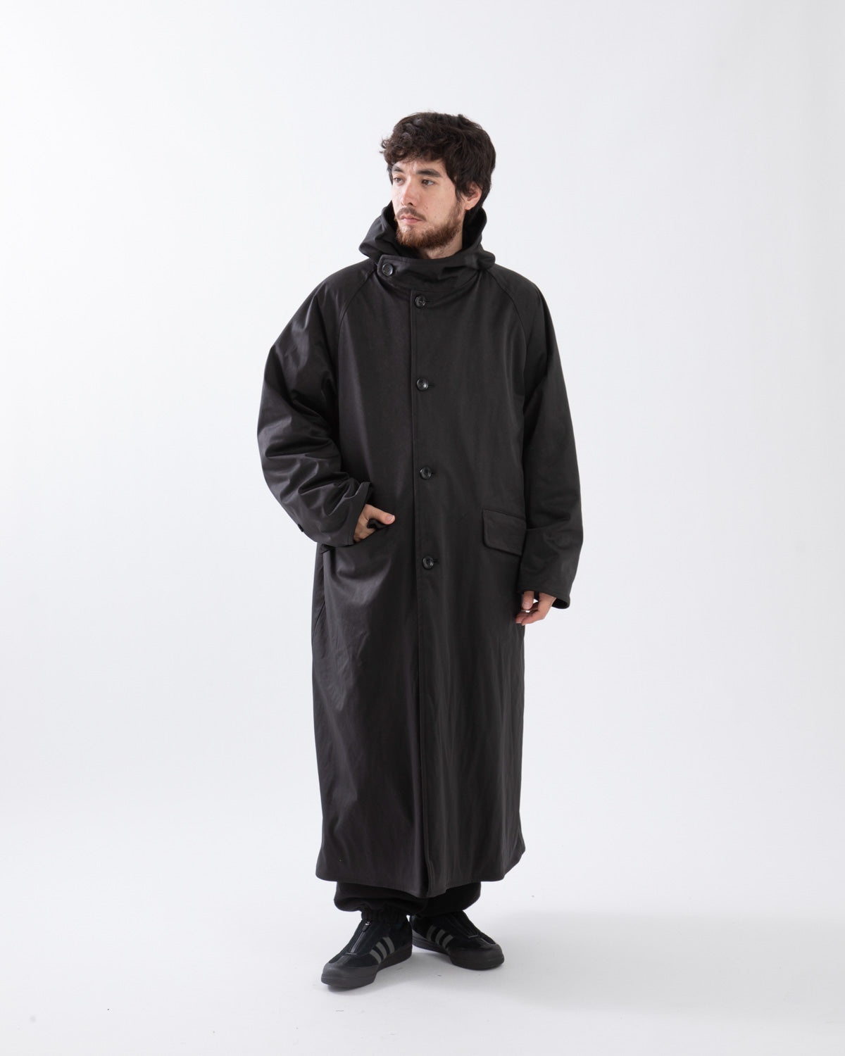 HOODED COAT