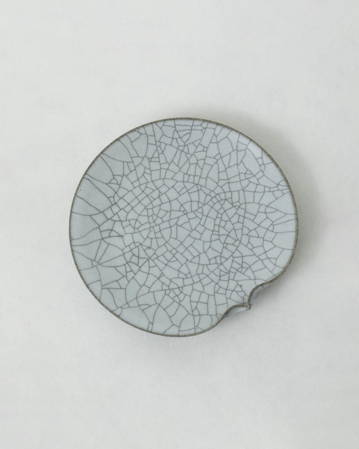 炭入り 片口5寸皿