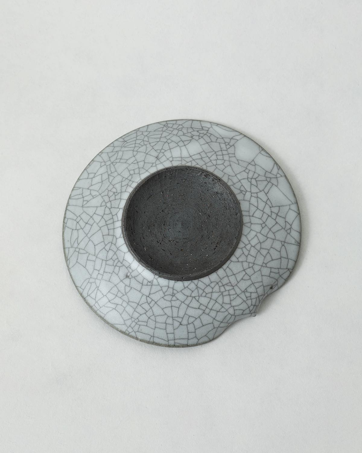 炭入り 片口5寸皿