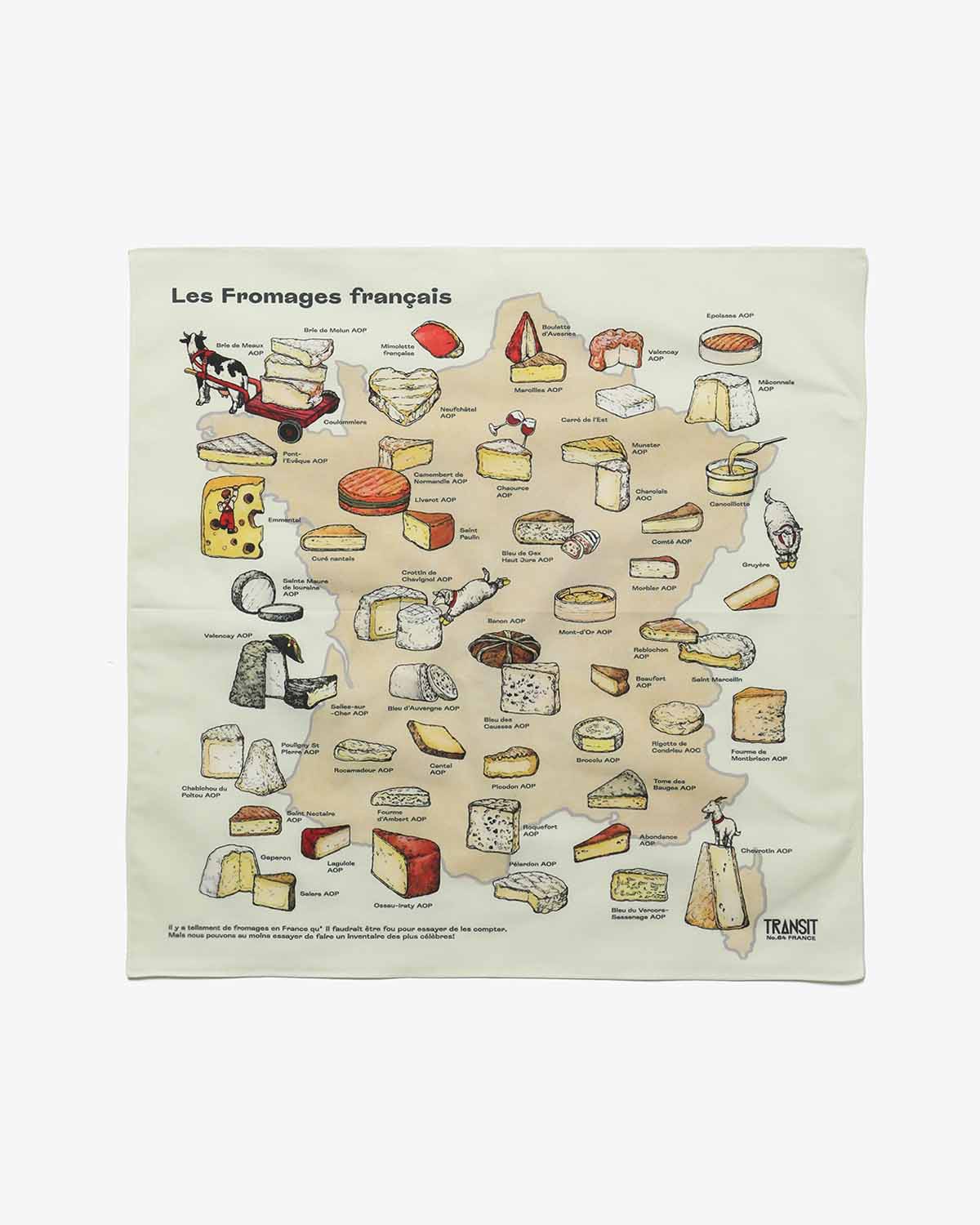 TRANSIT FRANCE CHEESE BANDANA