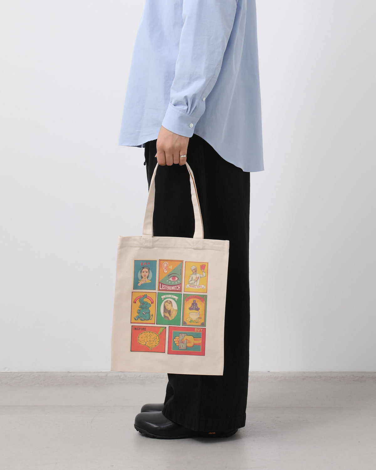 TRANSIT KERALA TOTE BAG / ILLUSTRATION BY NAOKI SHOJI