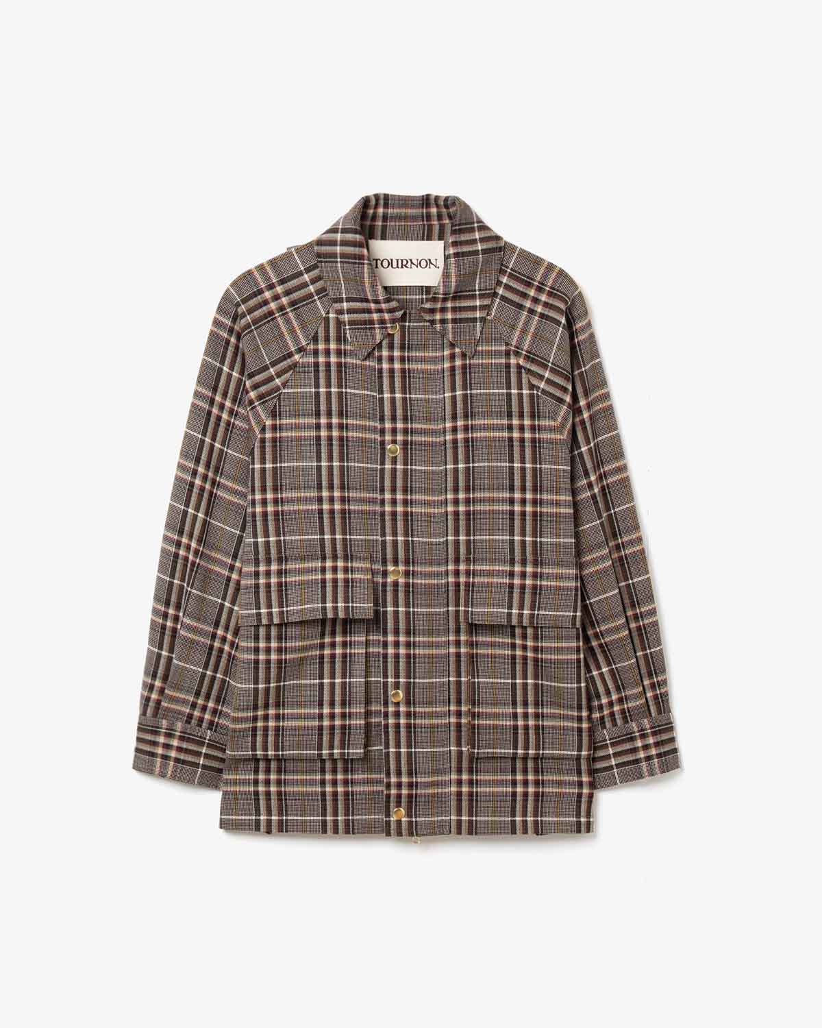 TRADITINAL PLAID BLOUSON