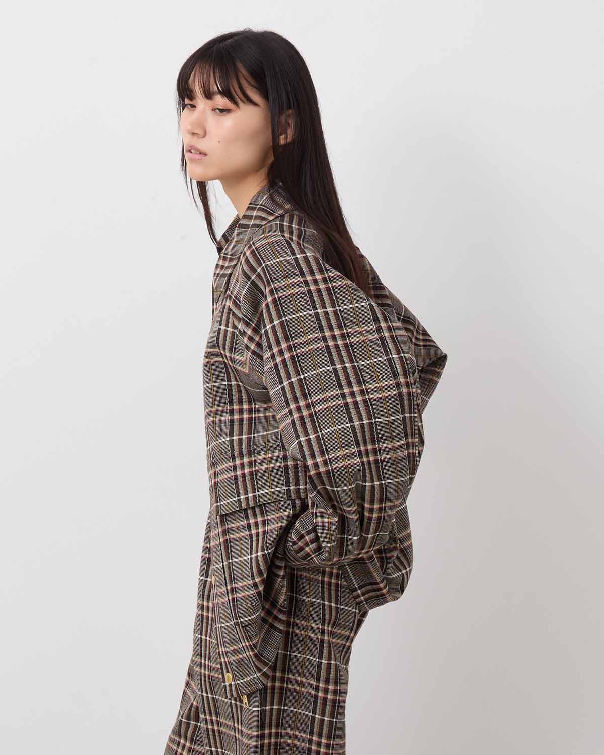 TRADITINAL PLAID BLOUSON