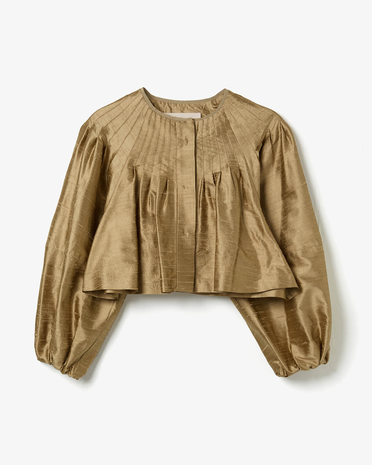 HANDWOVEN SILK CROPPED JK