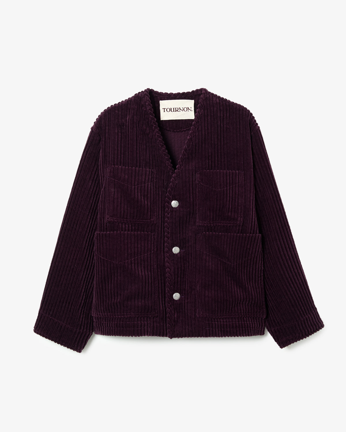 CORDUROY V-NECK JK