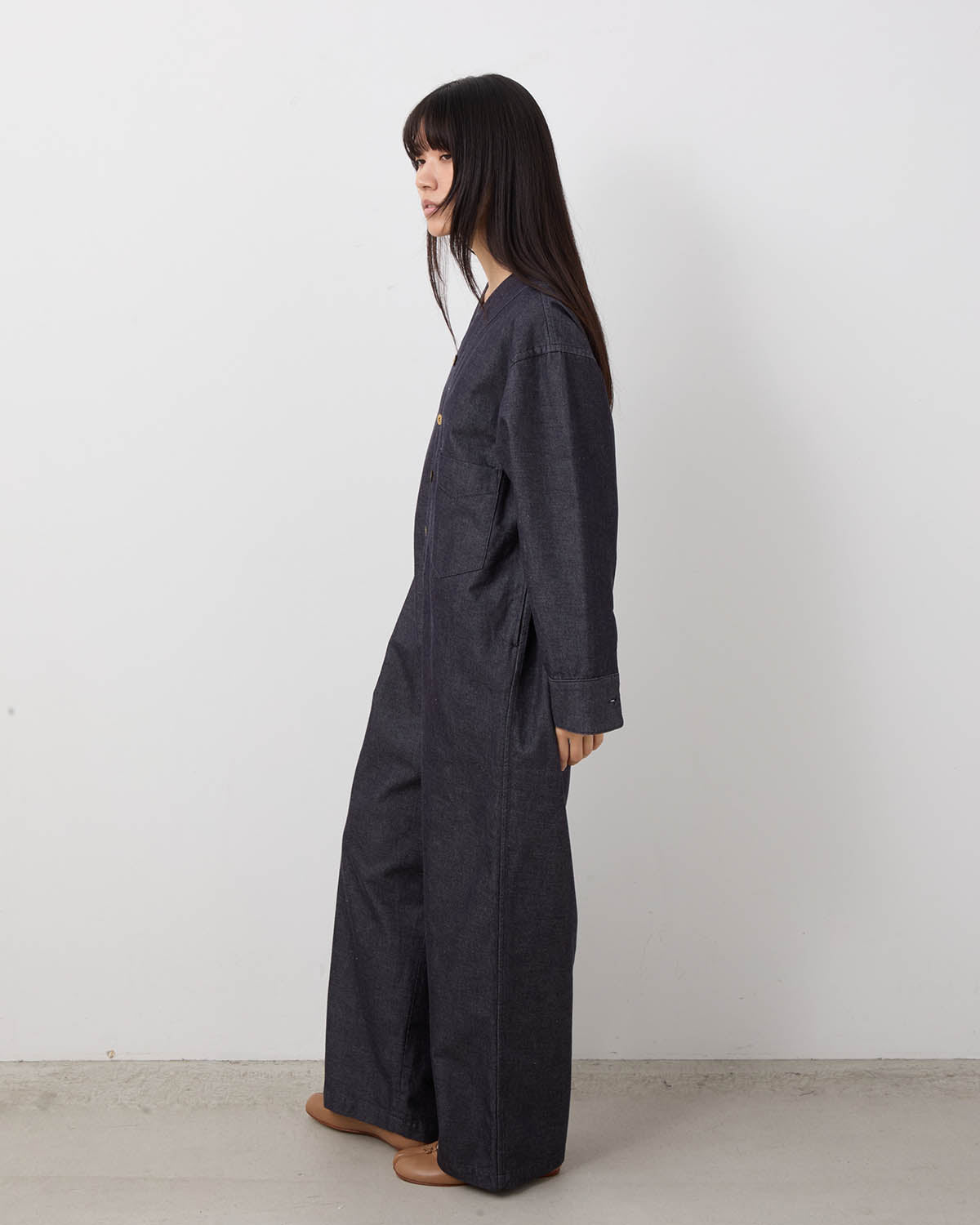 FINX CHAMBRAY JUMPSUIT