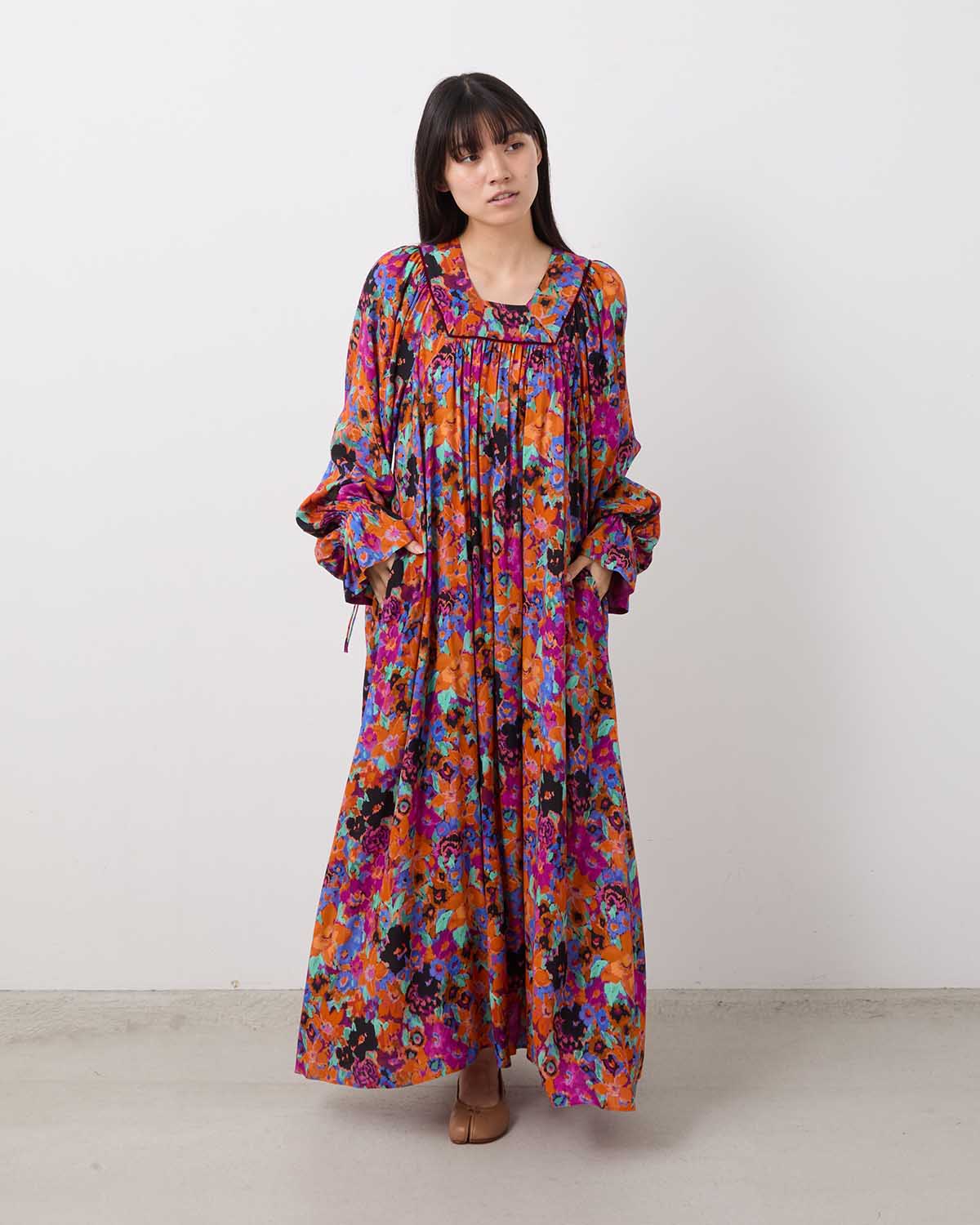 BOTANICAL PRINT DRESS