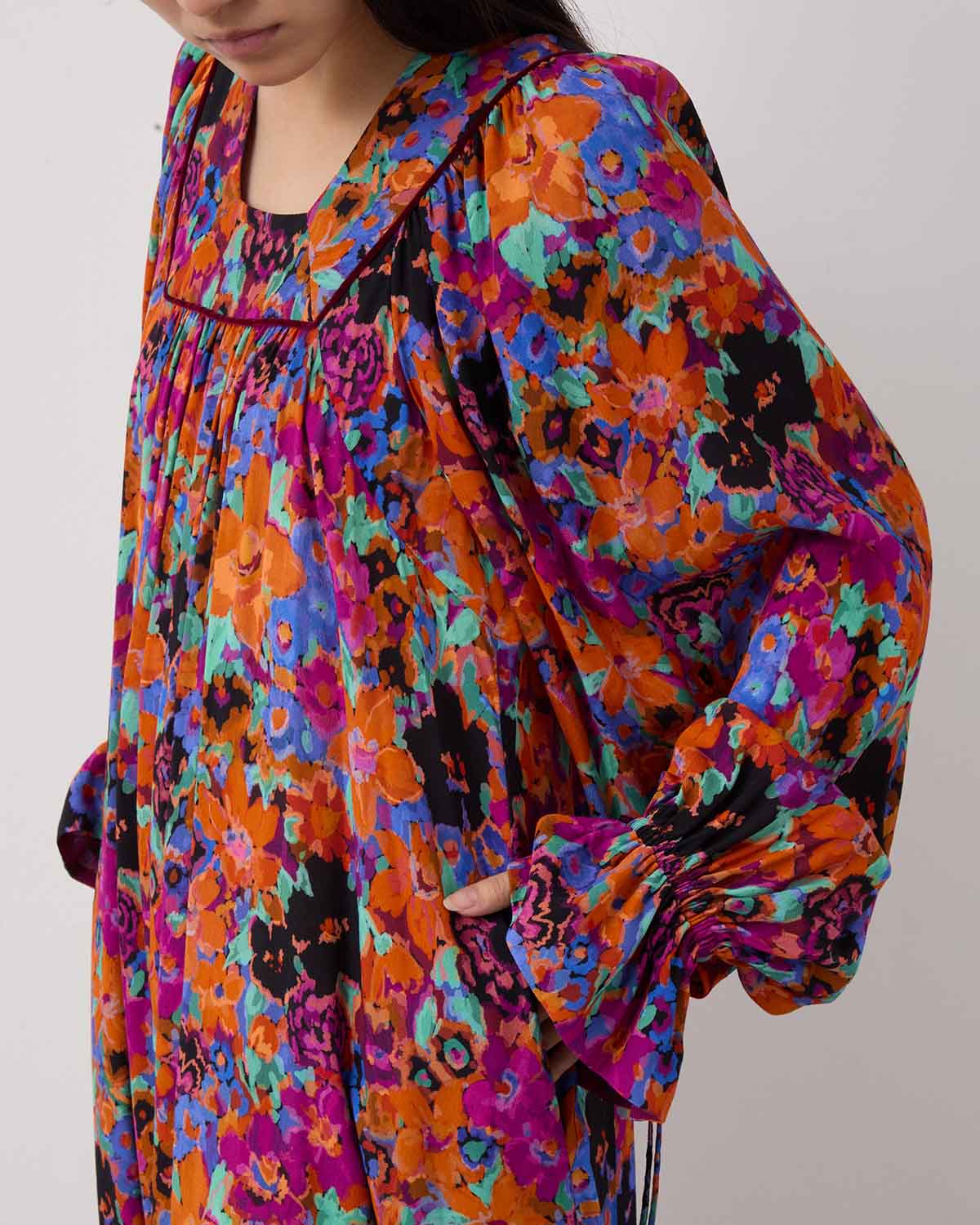 BOTANICAL PRINT DRESS