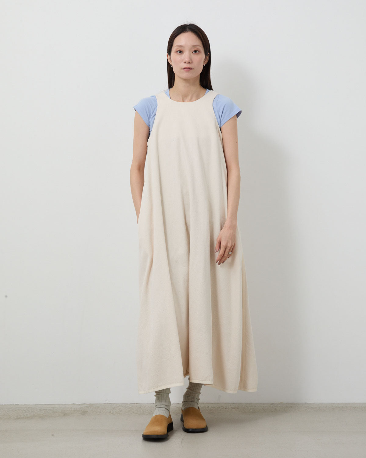 C/S CHAMBRAY A-LINE DRESS