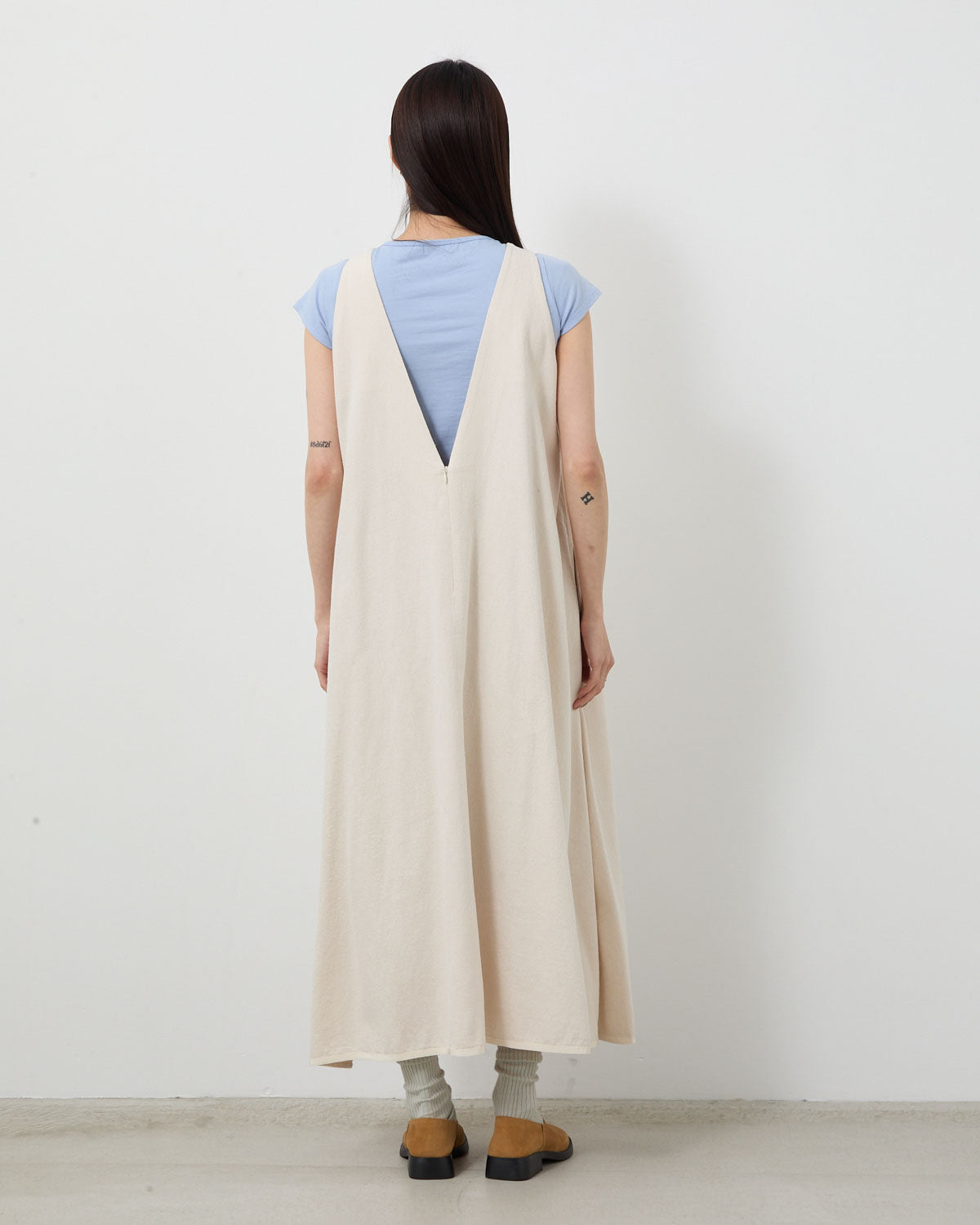 C/S CHAMBRAY A-LINE DRESS