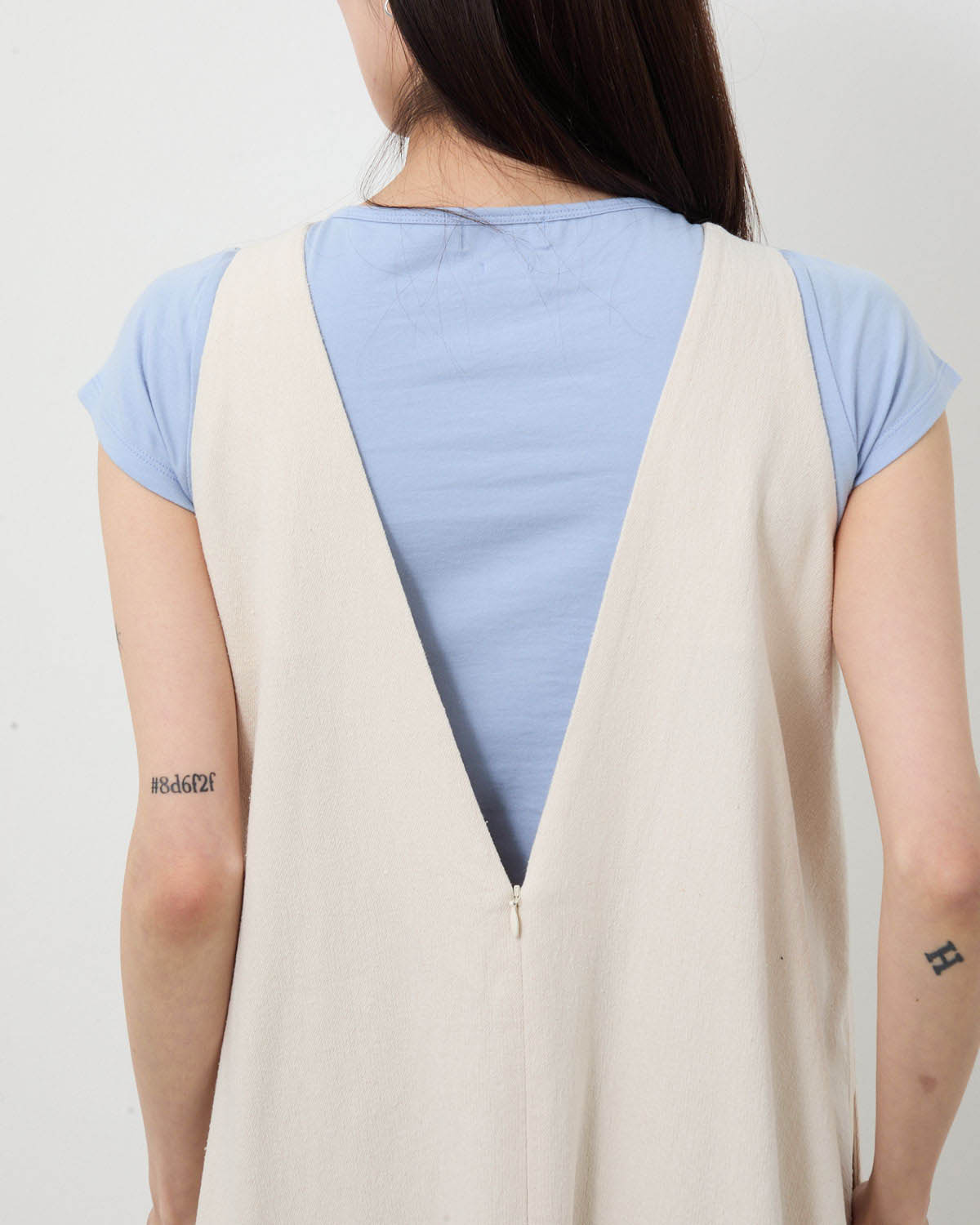 C/S CHAMBRAY A-LINE DRESS