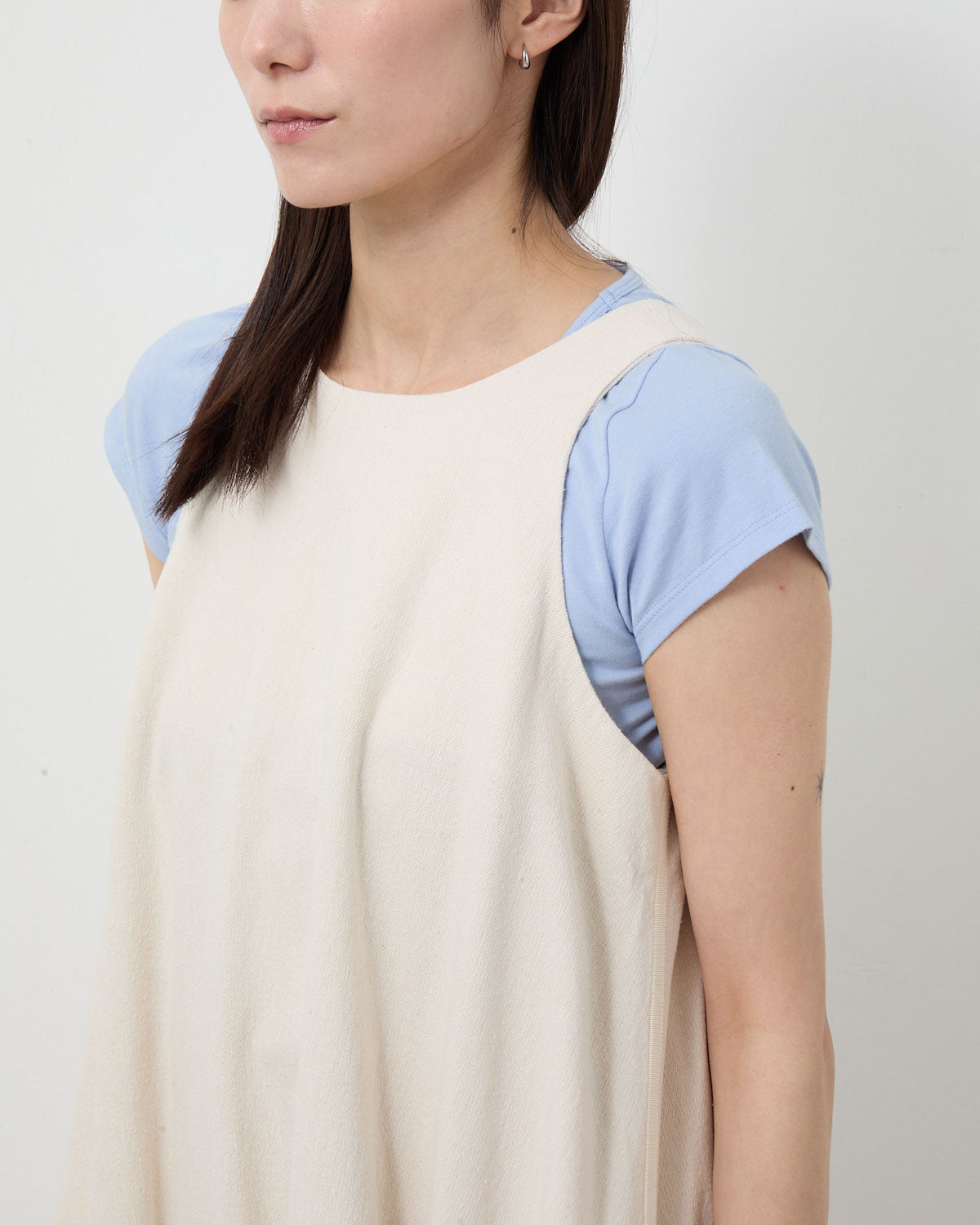 C/S CHAMBRAY A-LINE DRESS