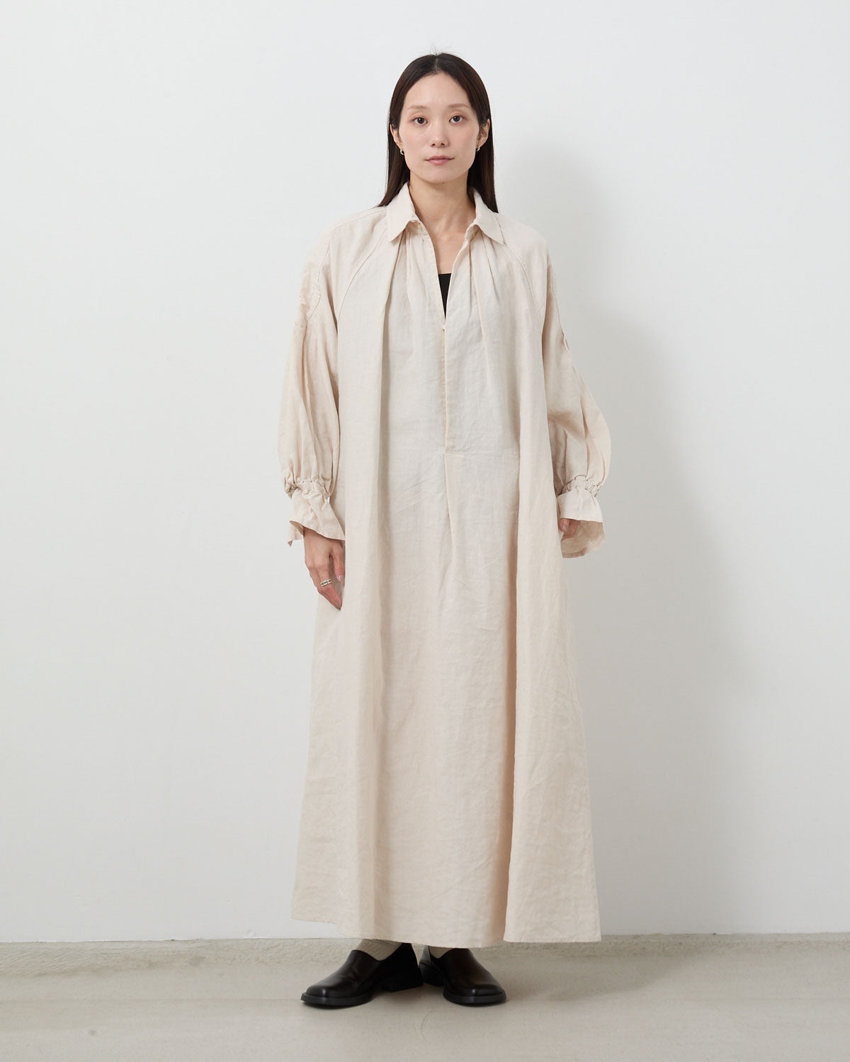 HIGH COUNT LINEN OVER DRESS