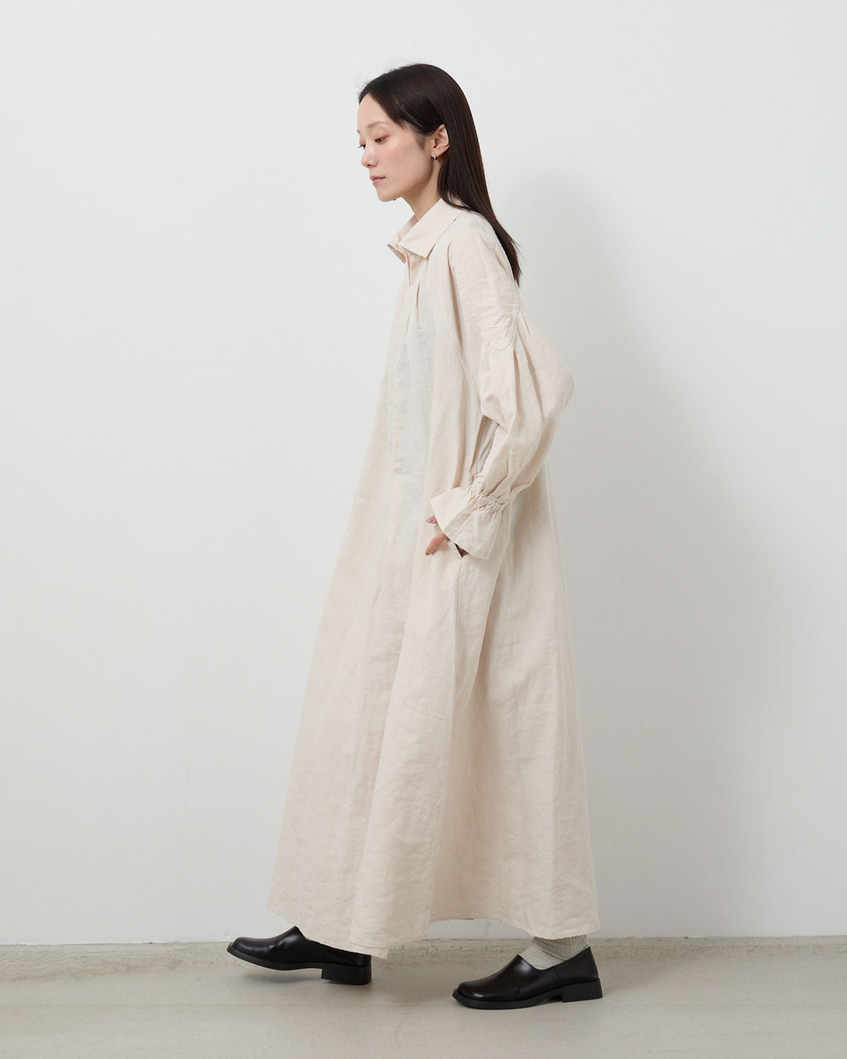 HIGH COUNT LINEN OVER DRESS